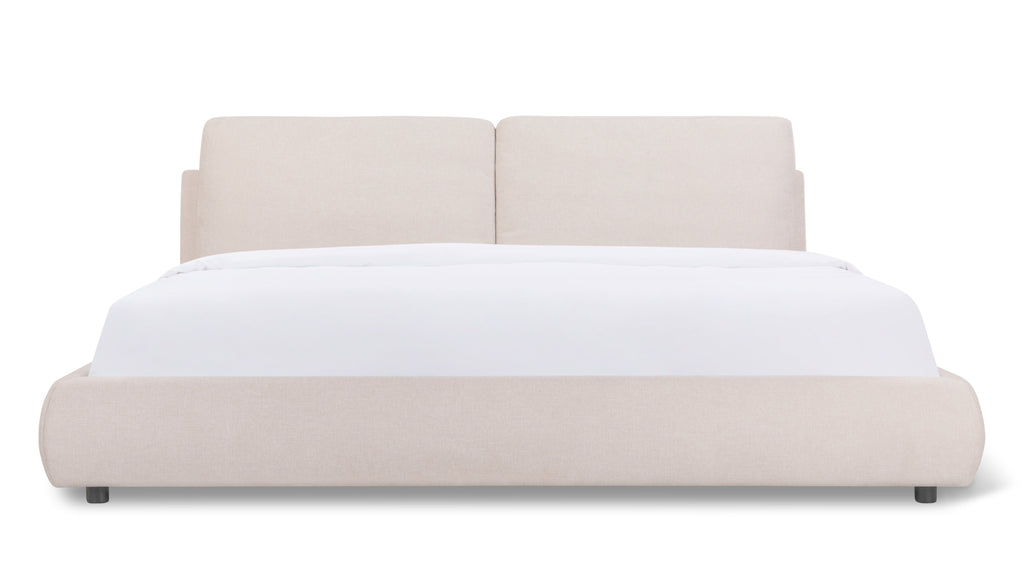 Cloud Bed With Storage, King, Latte