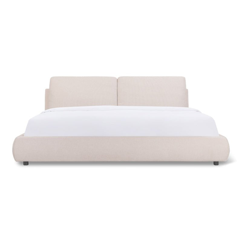 Cloud Bed With Storage, King, Latte