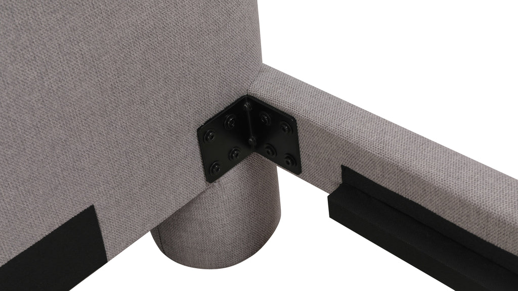 Lunar Bed, King, Silver