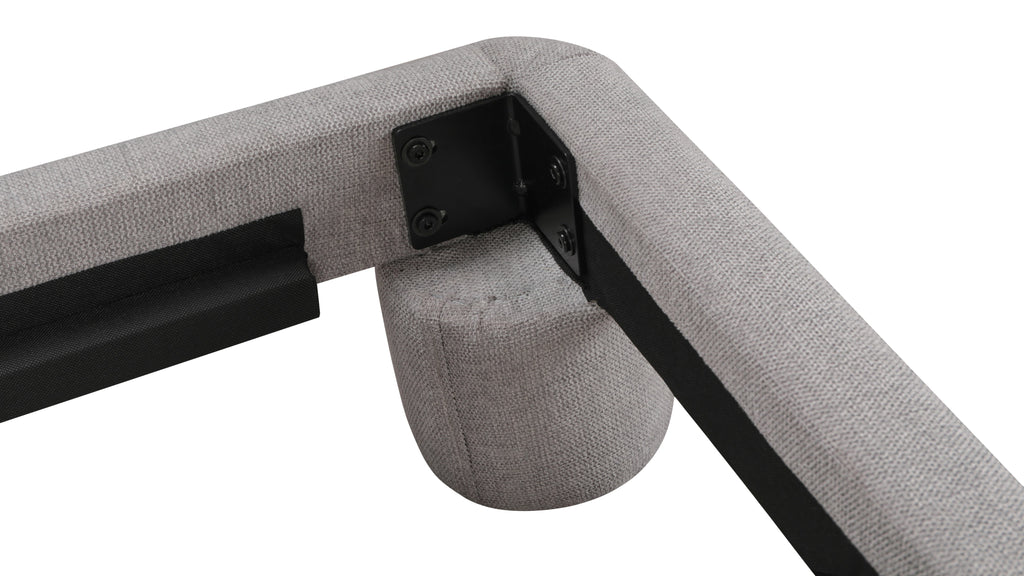 Lunar Bed, King, Silver