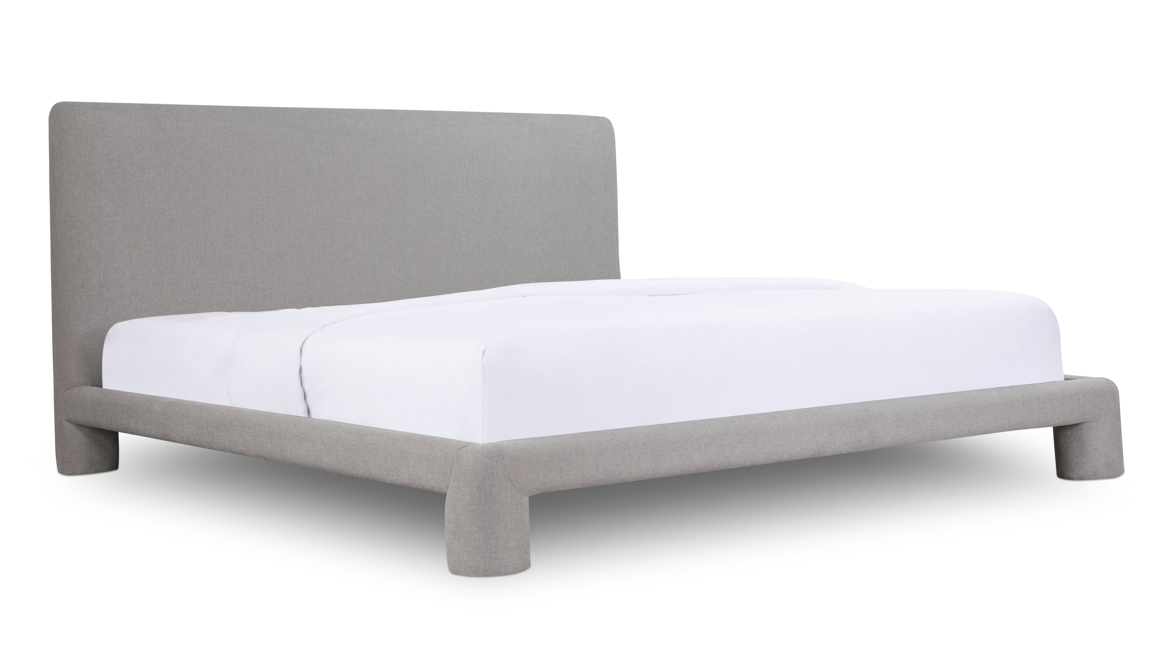 Lunar Bed, Queen, Silver