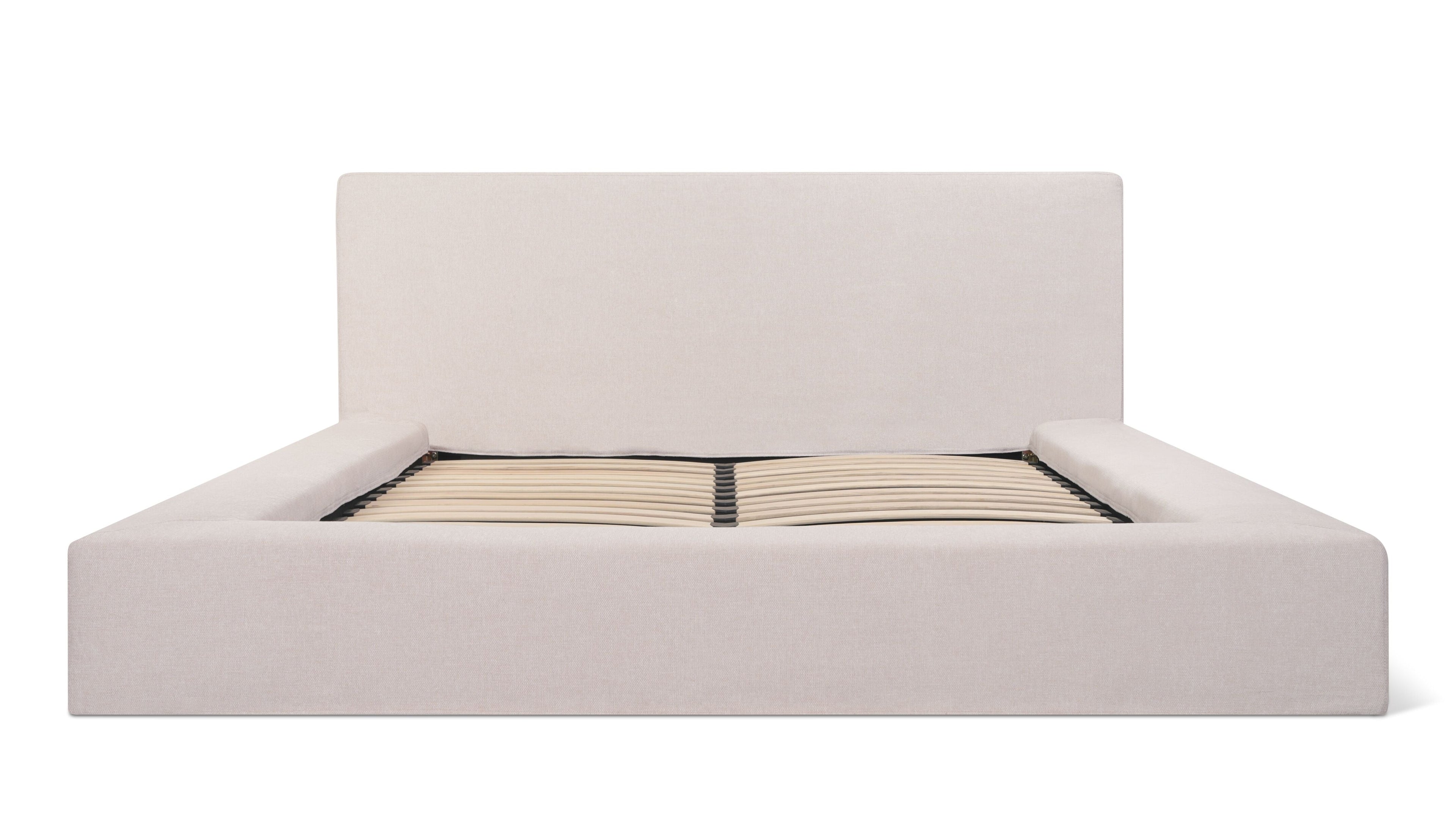Movie Night™ Storage Bed, Queen, Latte