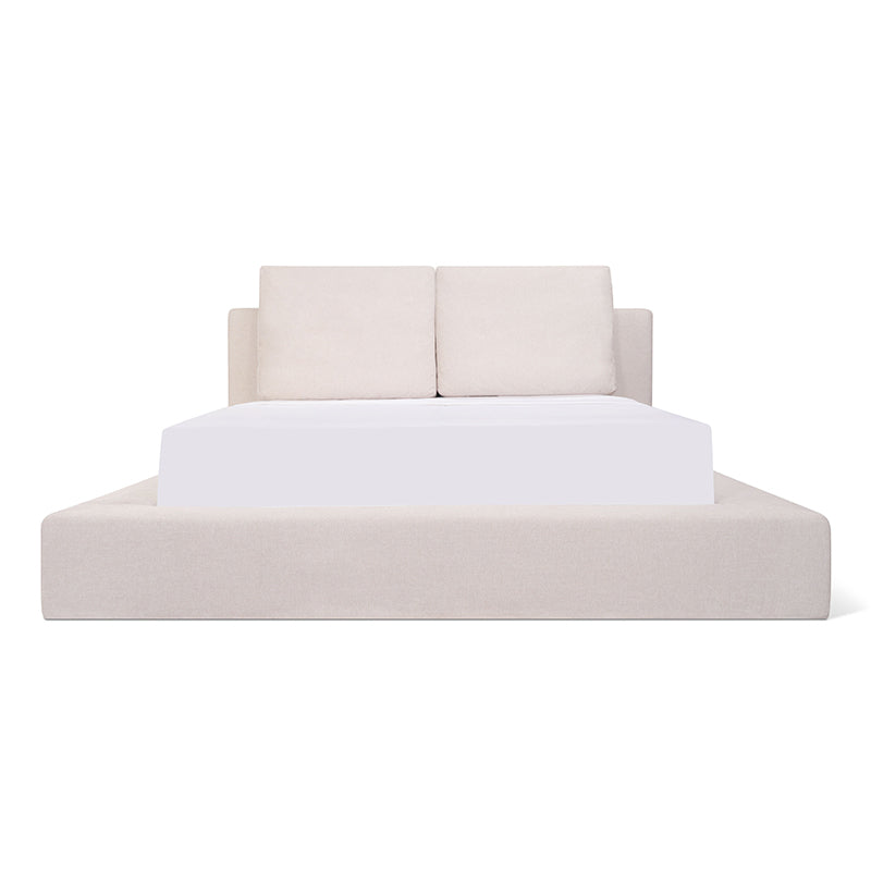Movie Night™ Storage Bed, Queen, Latte