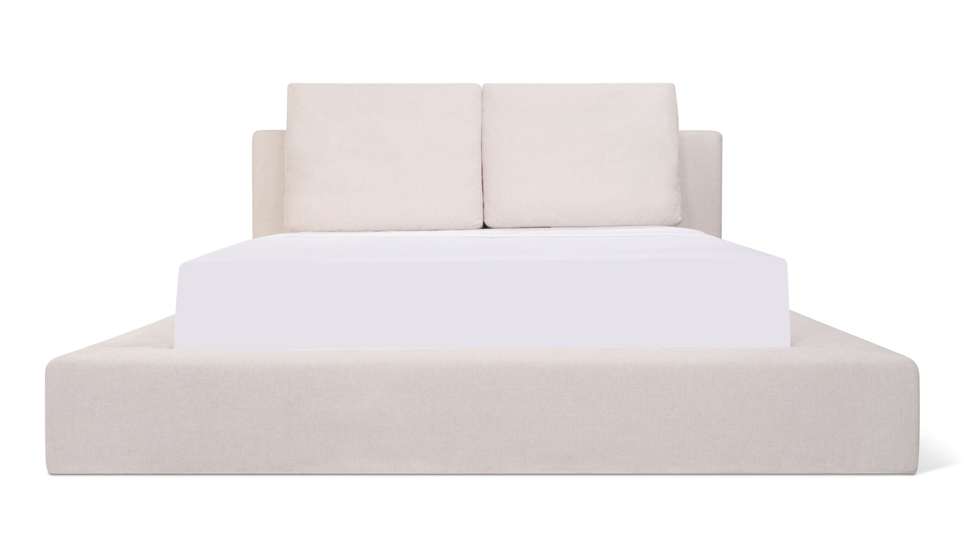 Movie Night™ Storage Bed, King, Latte