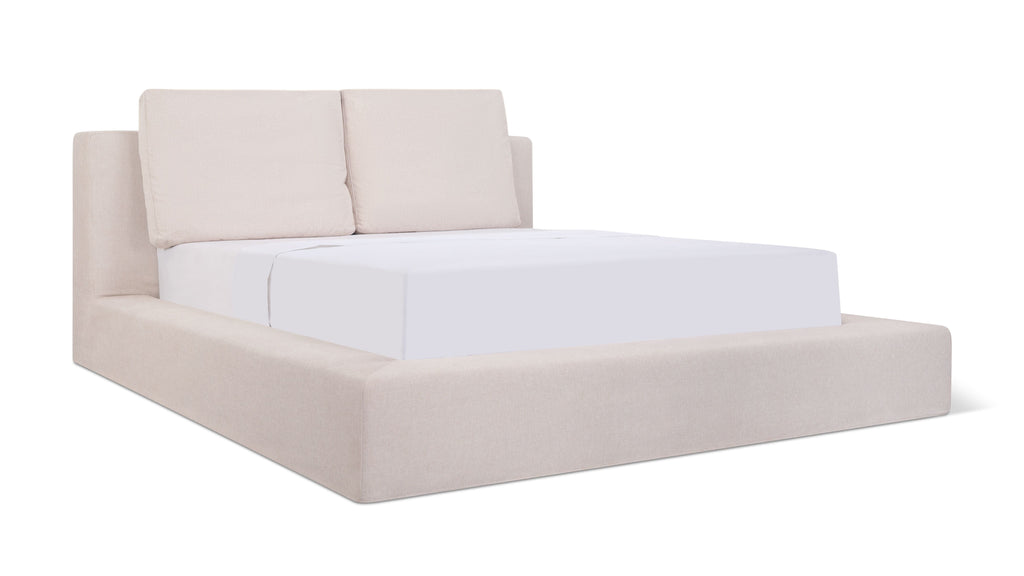 Movie Night™ Storage Bed, King, Latte