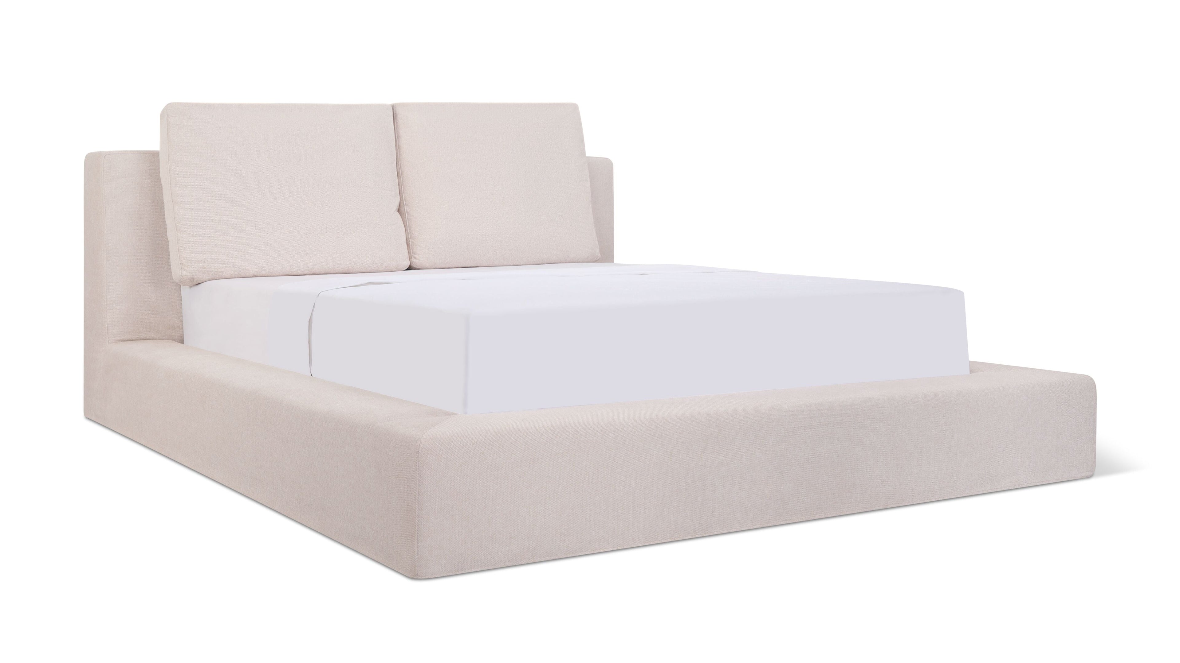 Movie Night™ Storage Bed, King, Latte