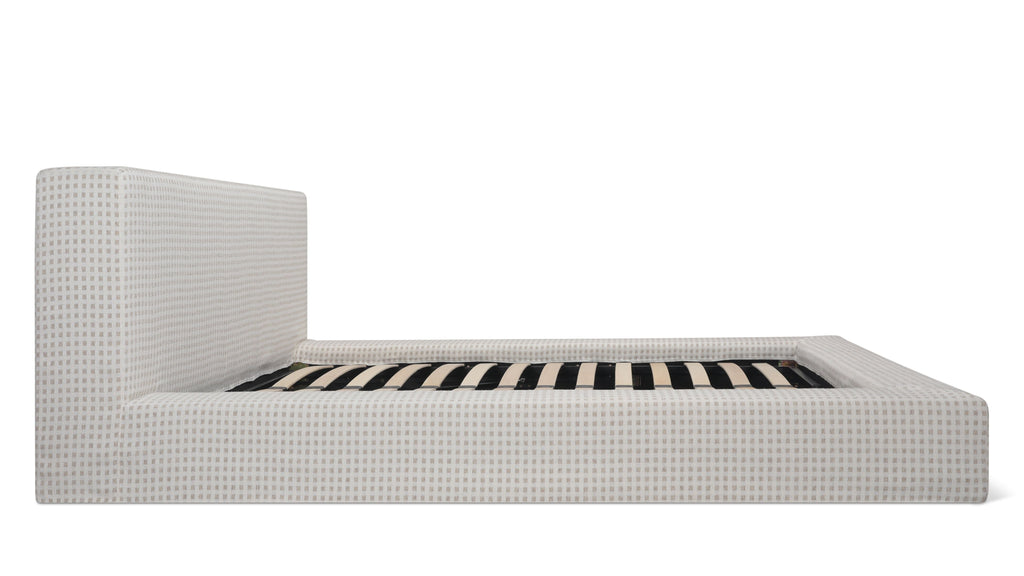 Movie Night™ Storage Bed, King, Carmel Check