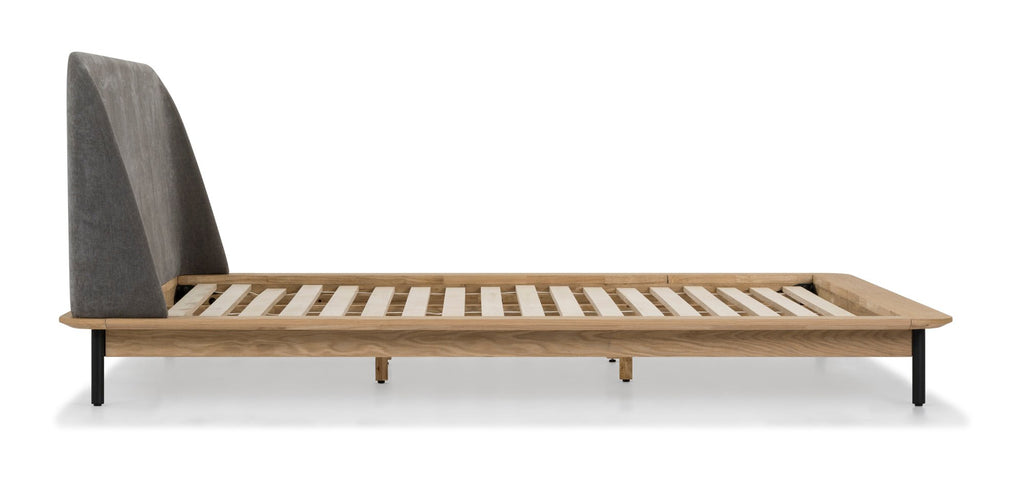Easy Edge Bed, Queen, White Oak