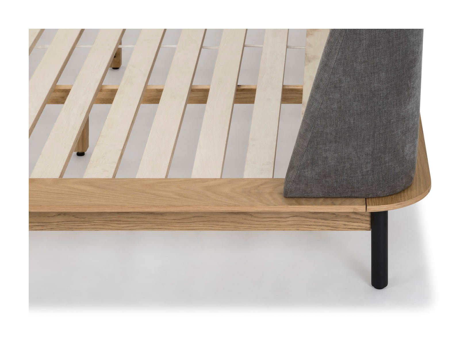 Easy Edge Bed, Queen, White Oak