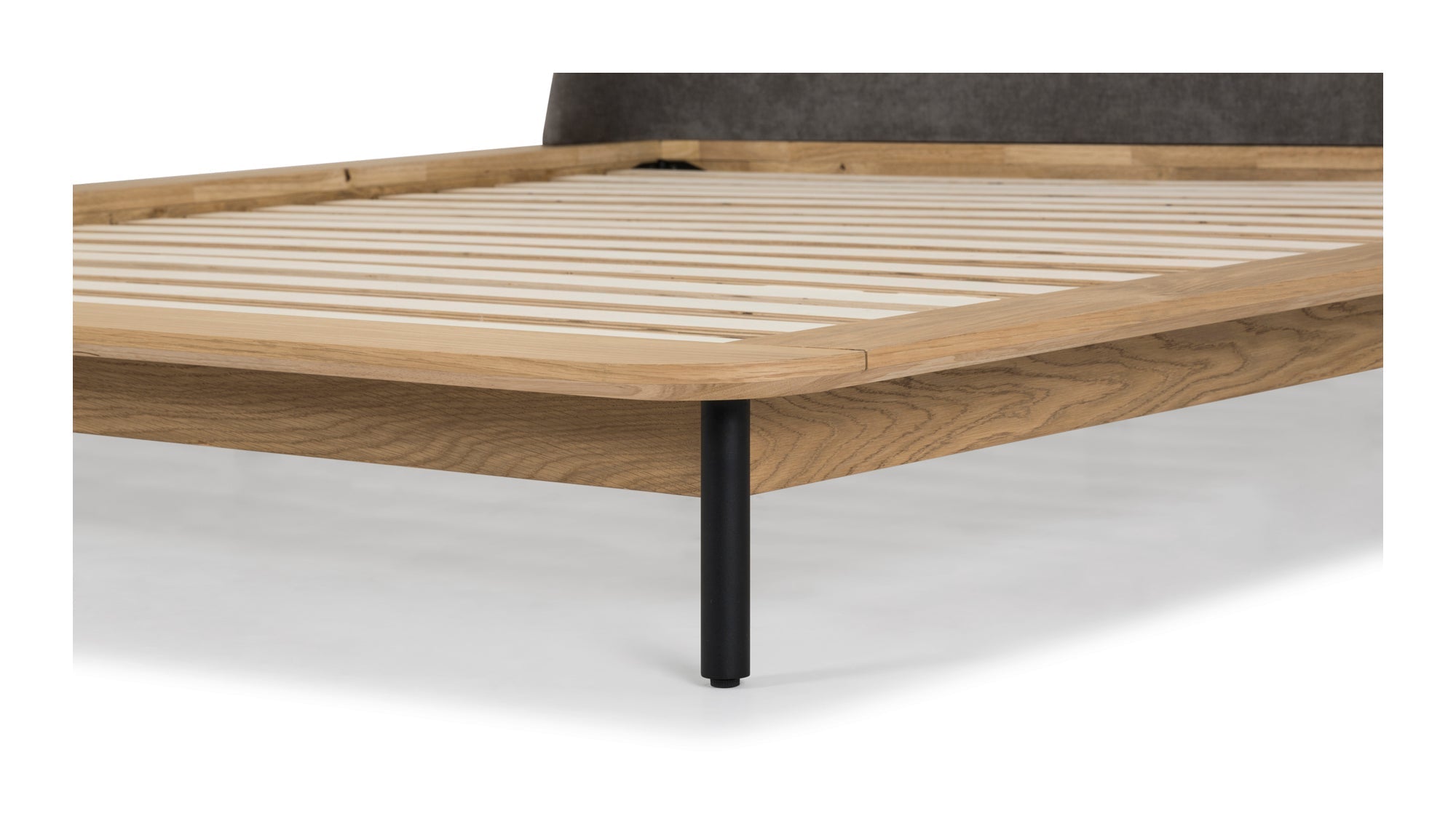 Easy Edge Bed, Queen, White Oak