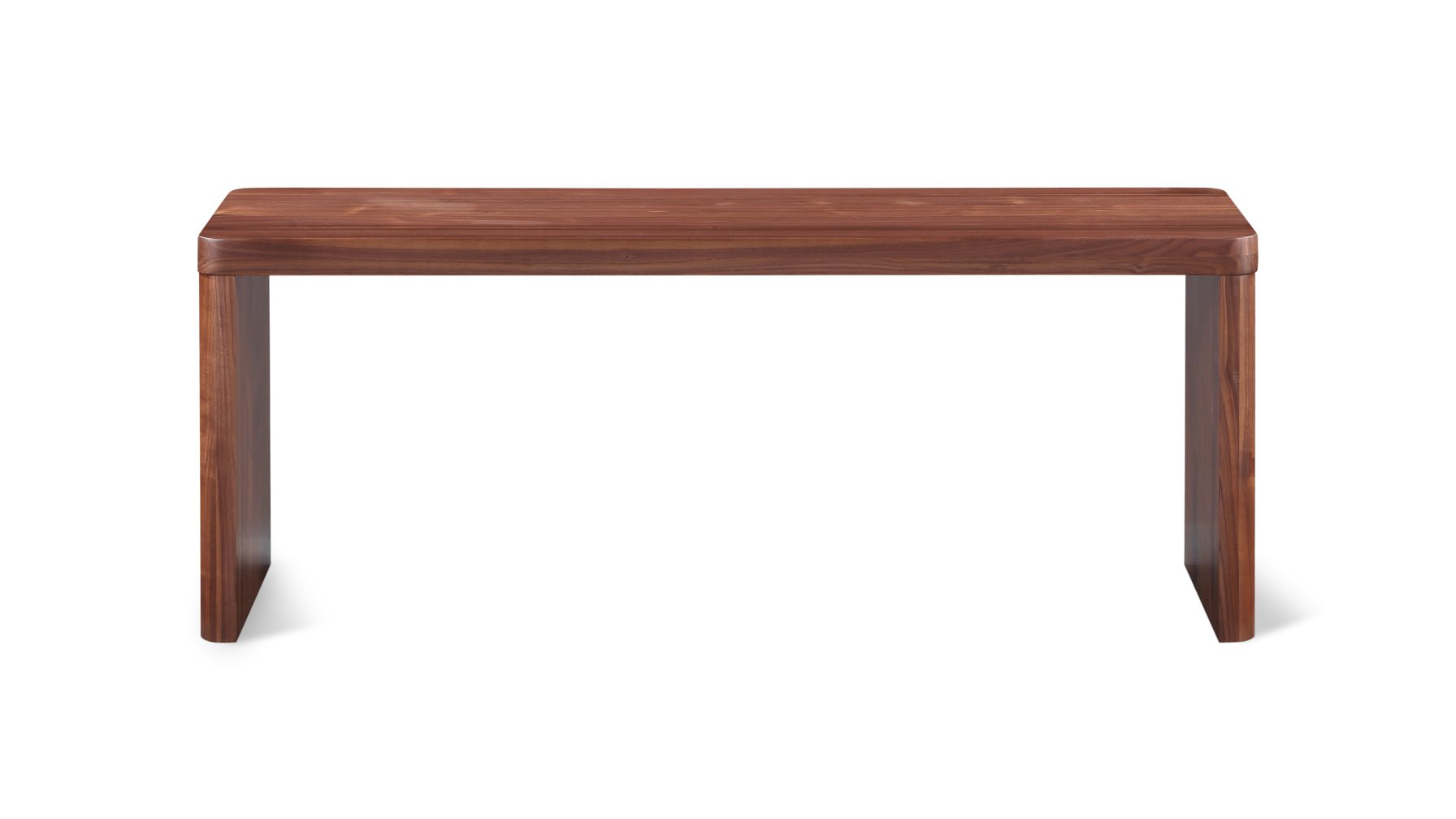 Form Bench, Seats 2, American Walnut