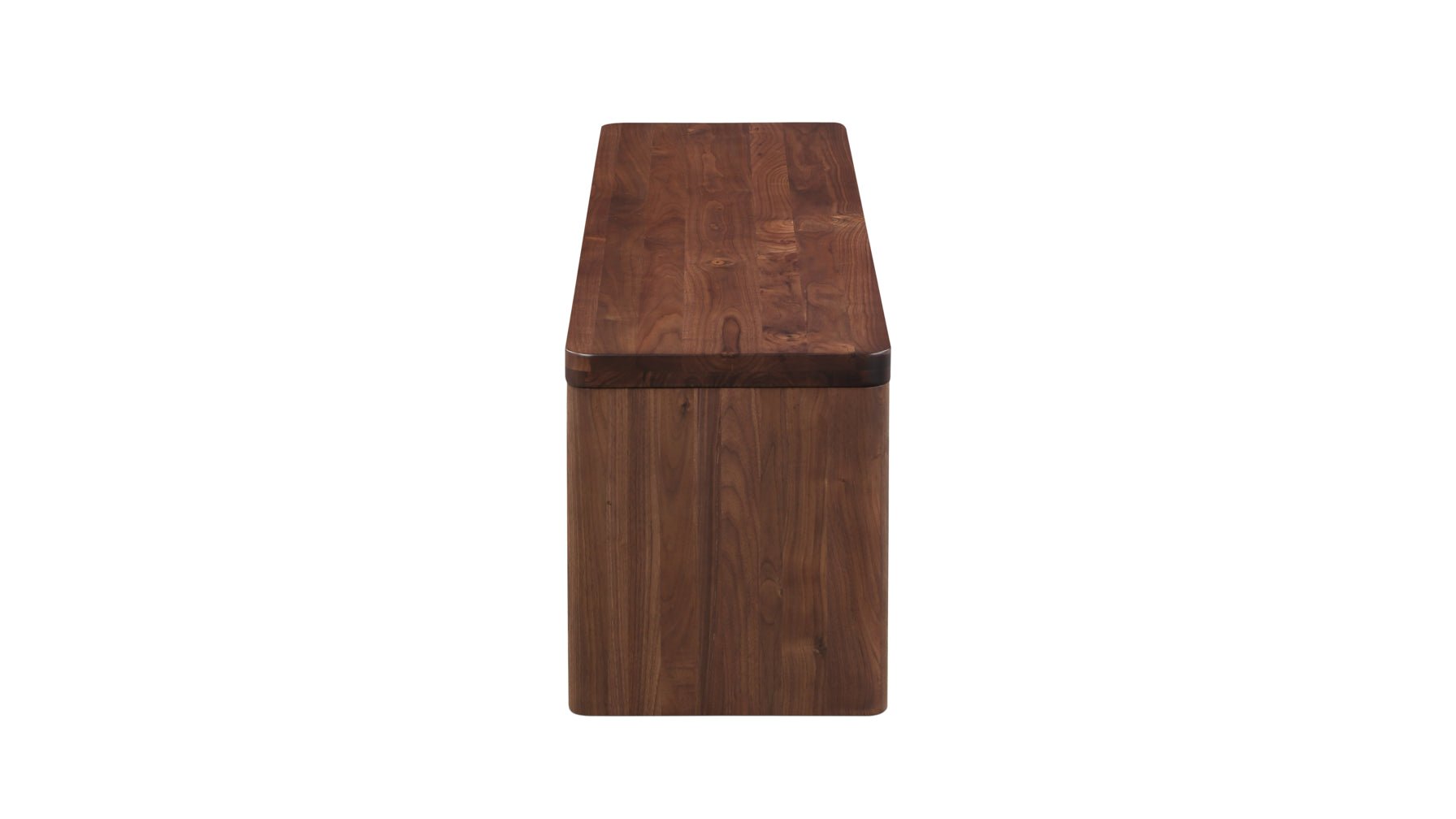 Form Bench, Seats 2, American Walnut