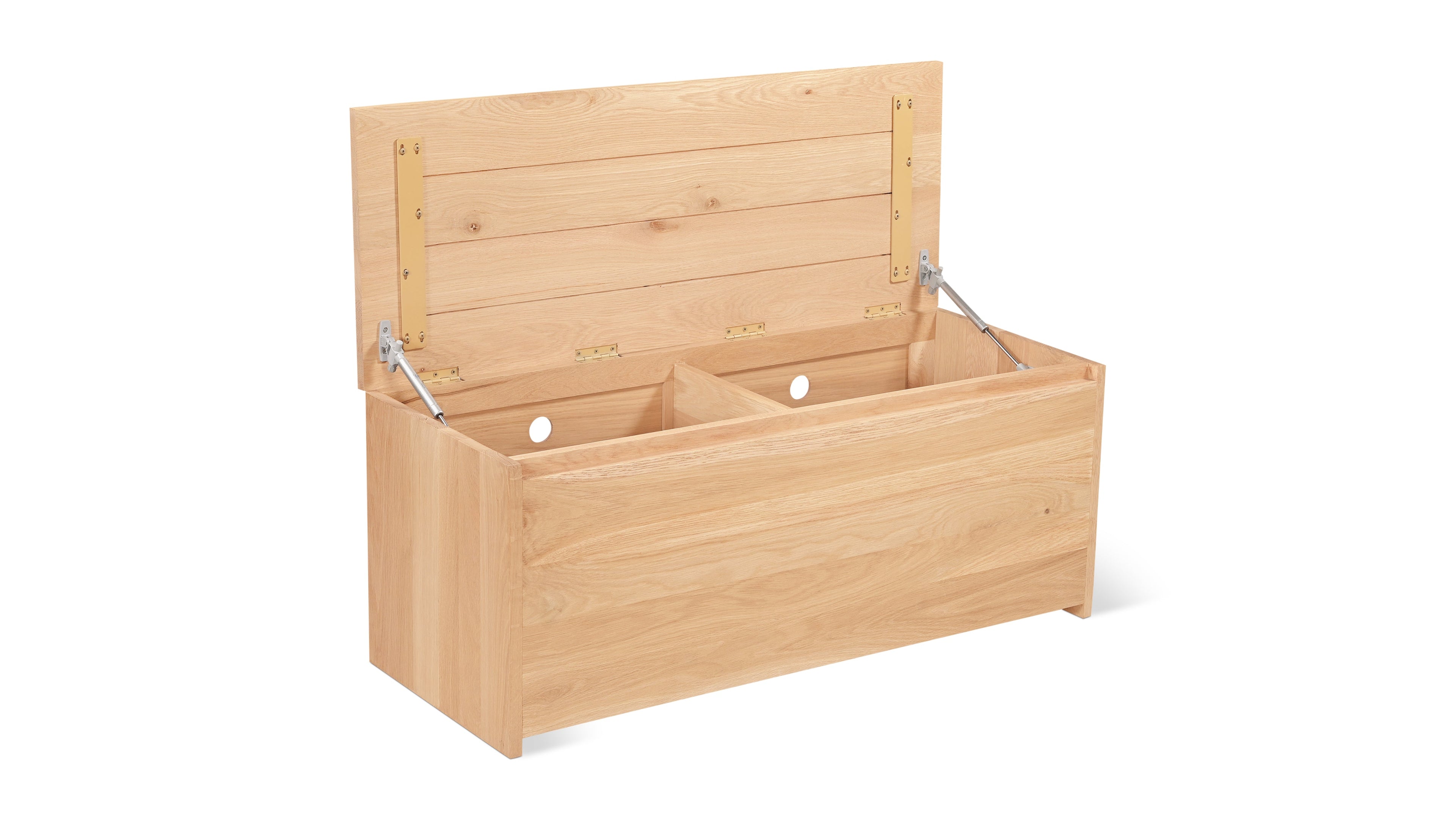 Everyday Storage Bench, Oak