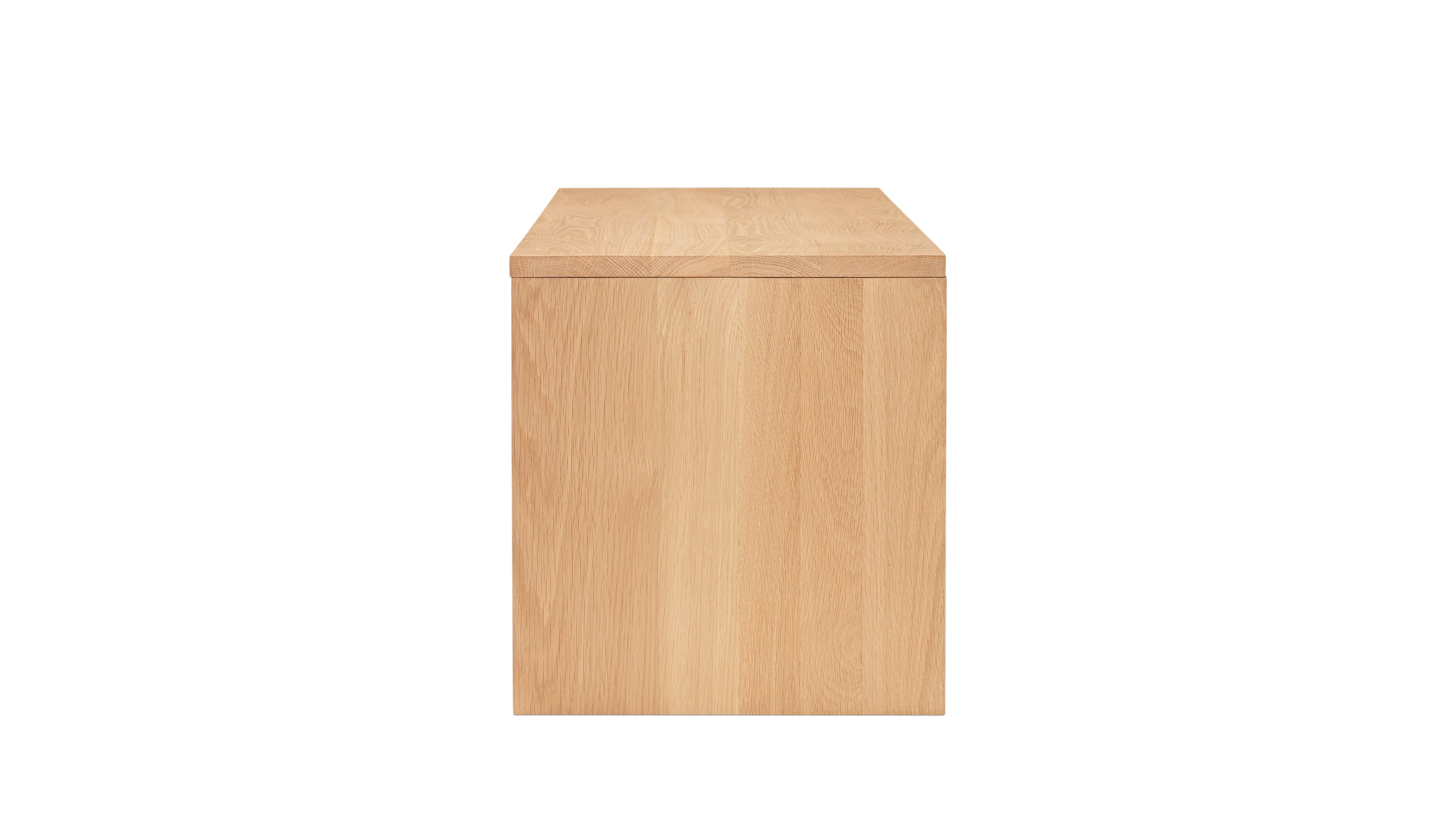 Everyday Storage Bench, Oak