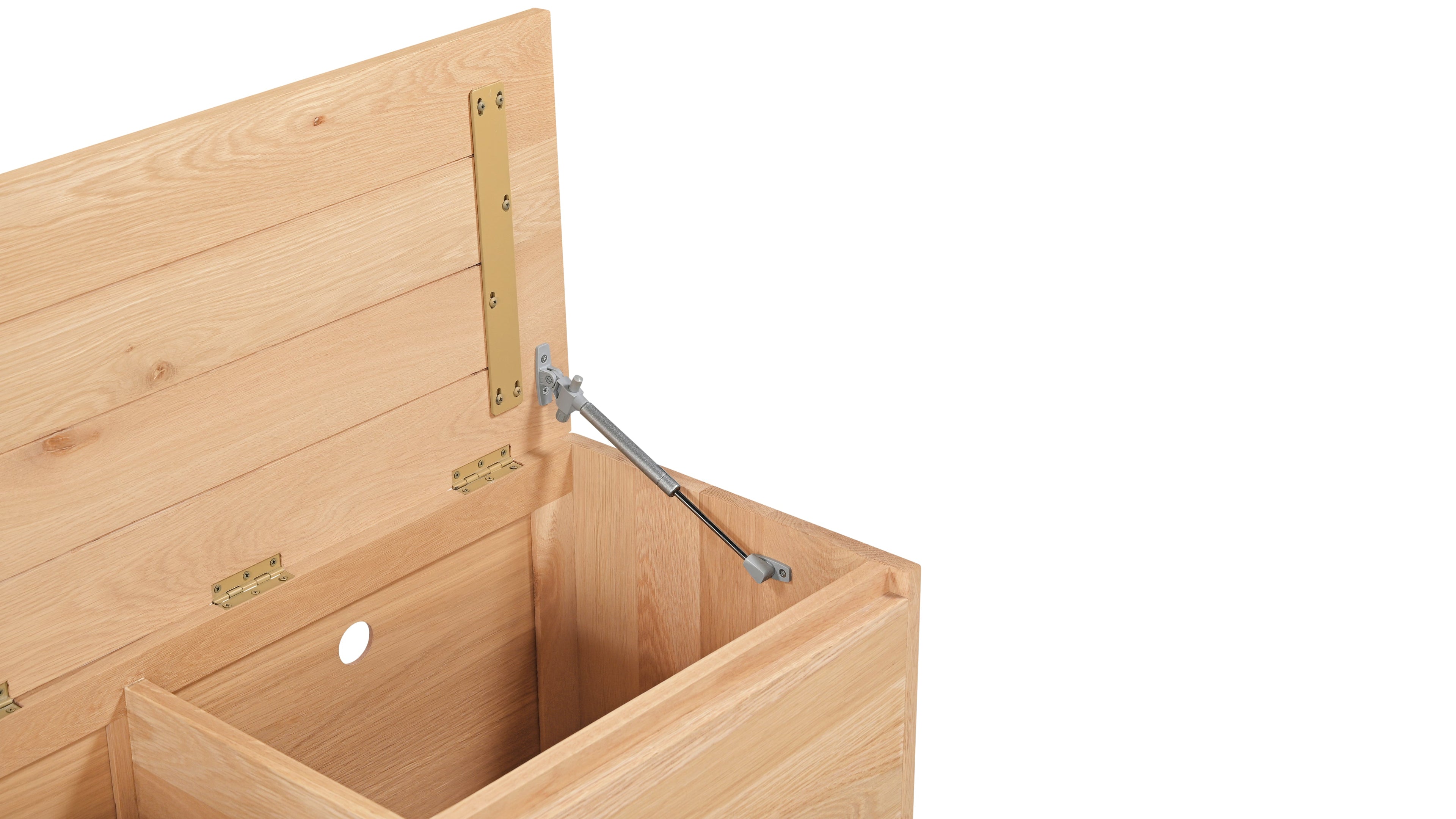 Everyday Storage Bench, Oak