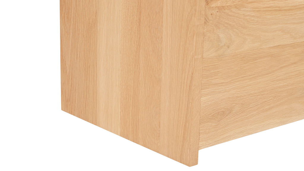 Everyday Storage Bench, Oak
