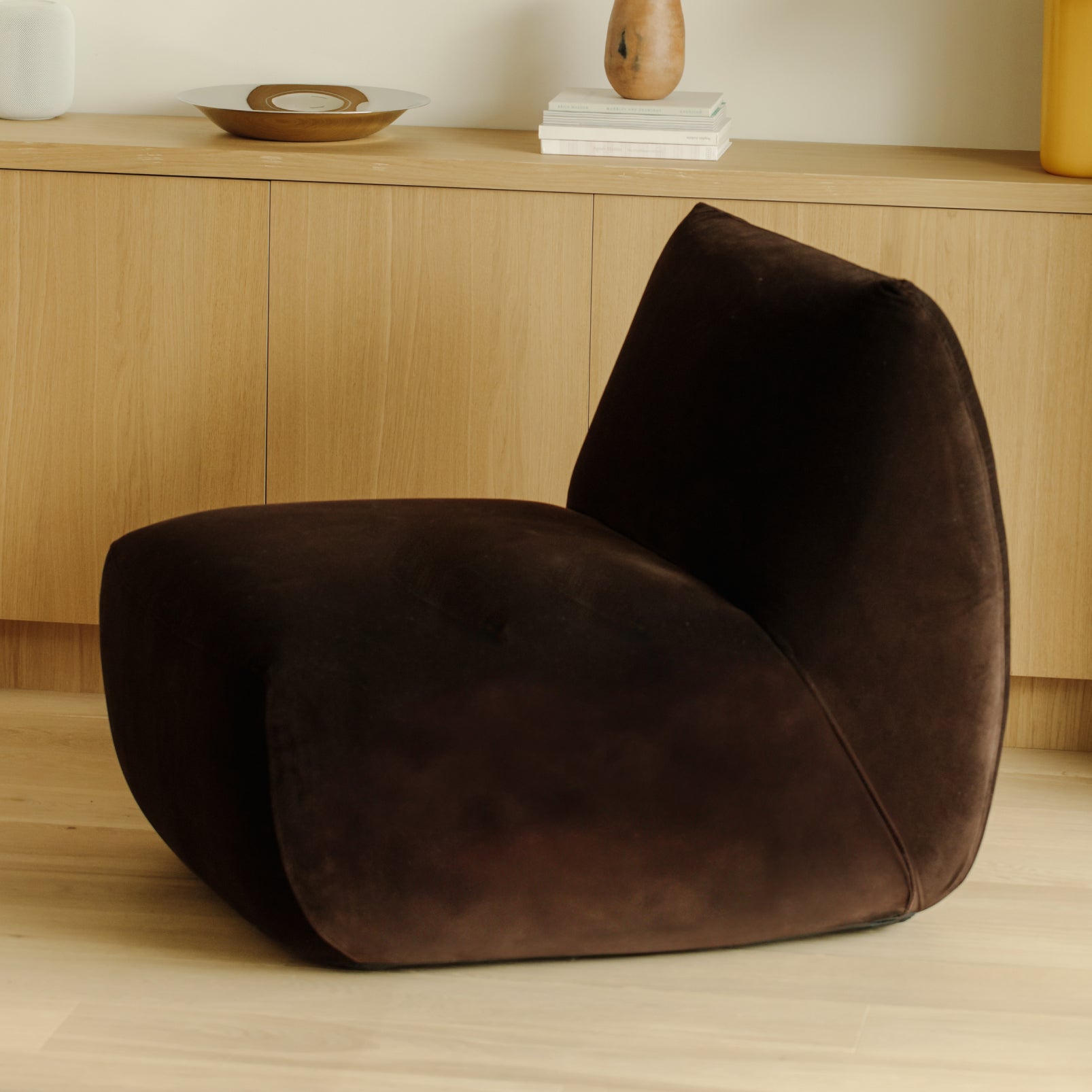 Close To You Lounge Chair, Chocolate