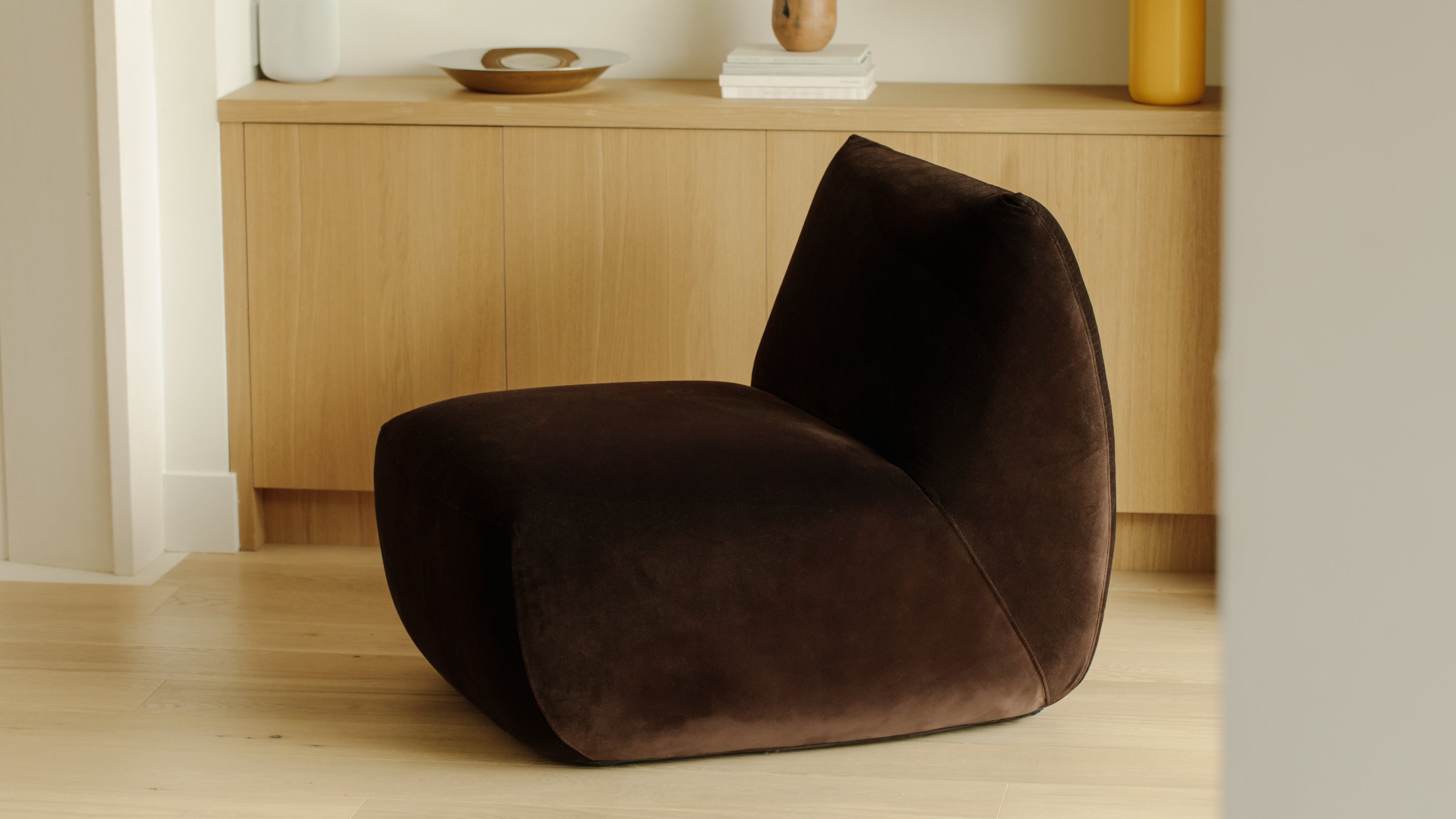 Close To You Lounge Chair, Chocolate