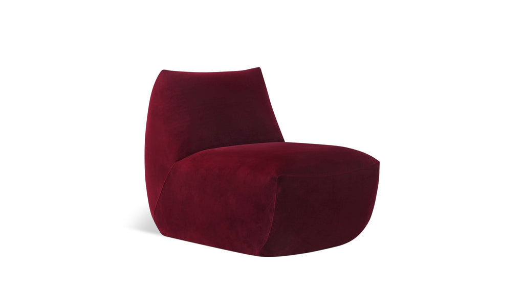 Close To You Lounge Chair, Bordeaux