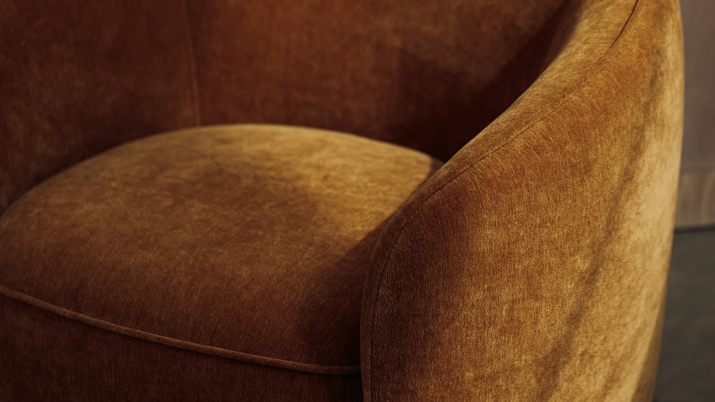 In the Groove Lounge Chair, Caramel