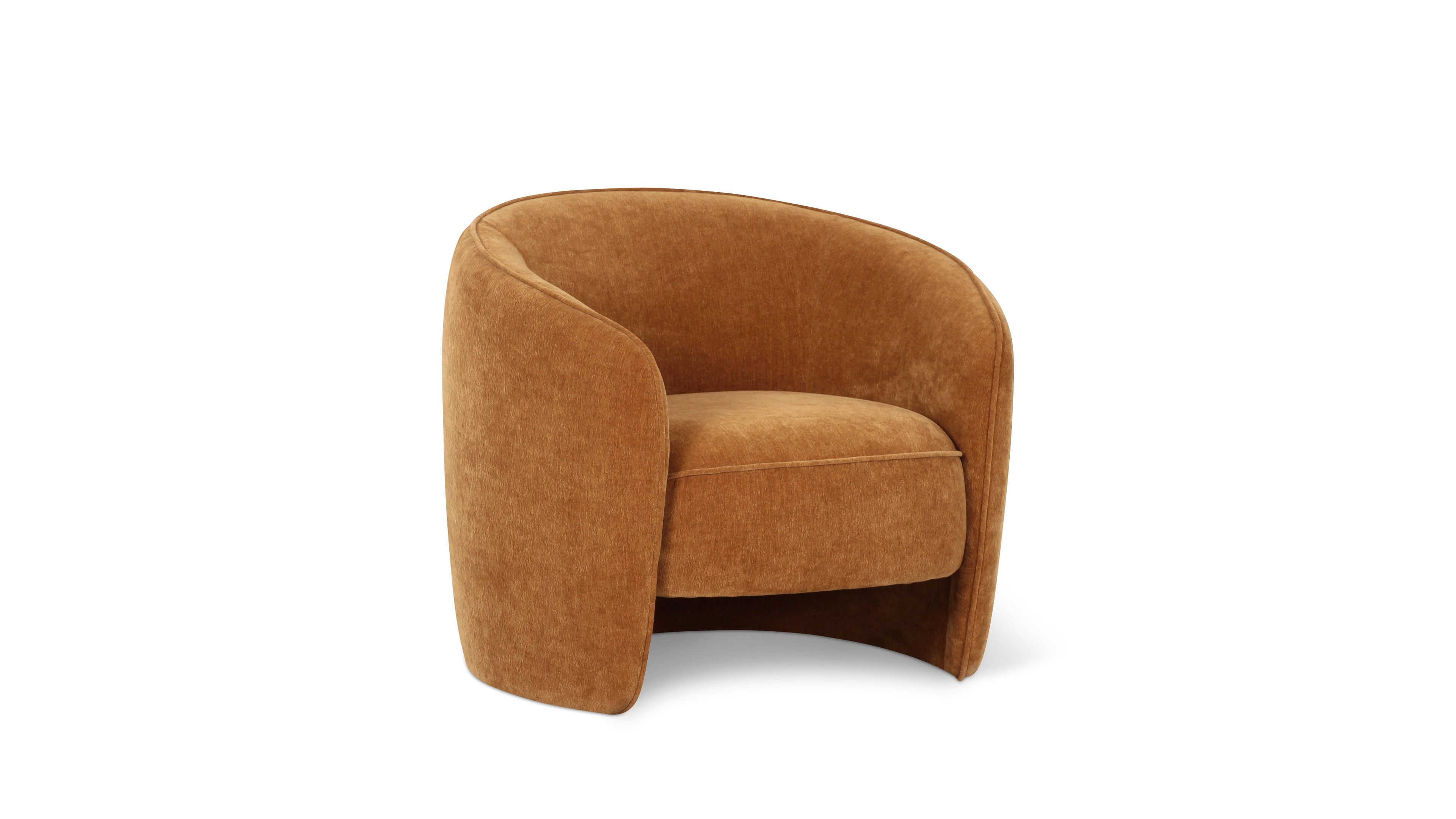 In the Groove Lounge Chair, Caramel