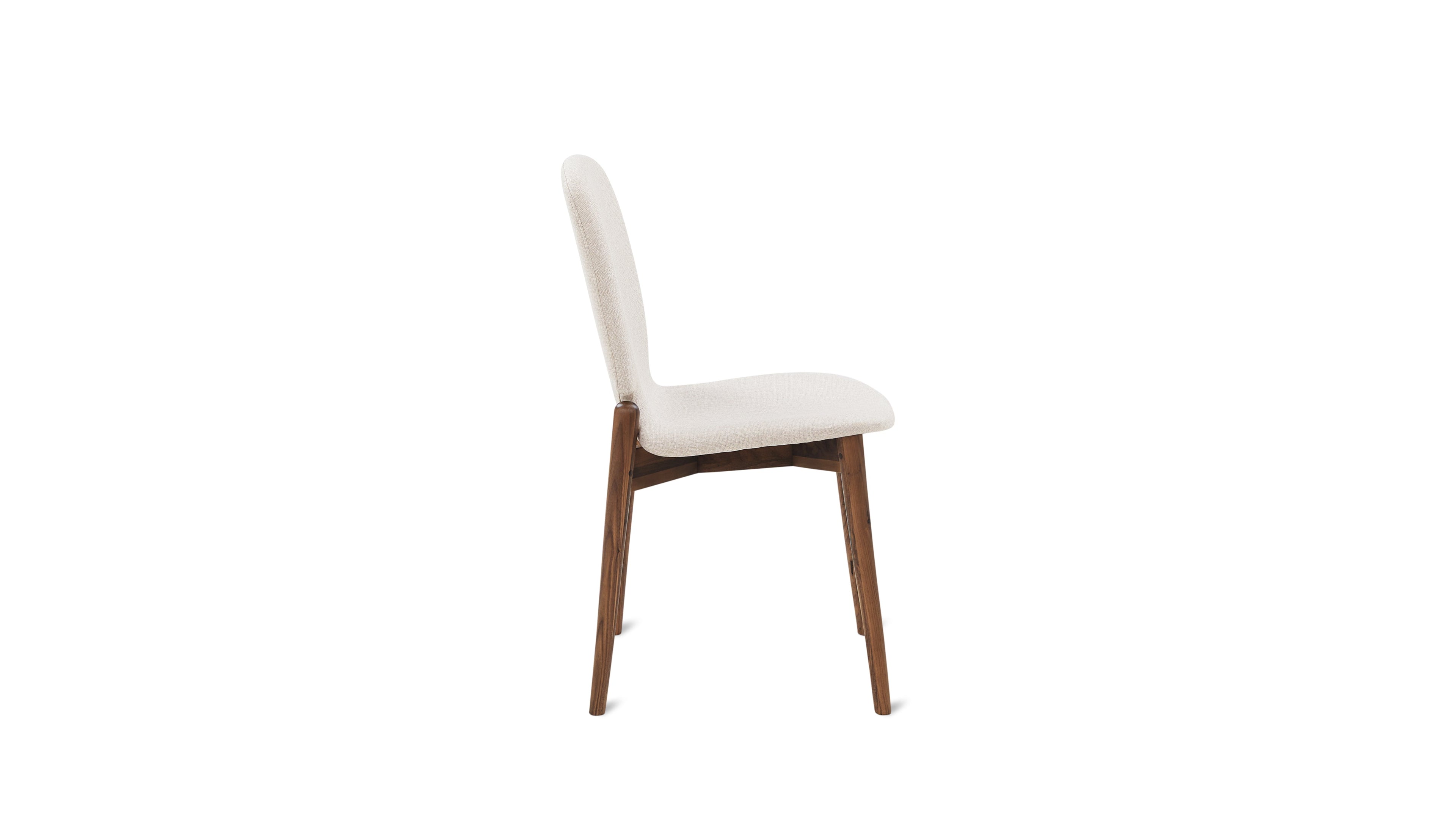 Dine In Dining Chair (Set of Two), Walnut/Dune