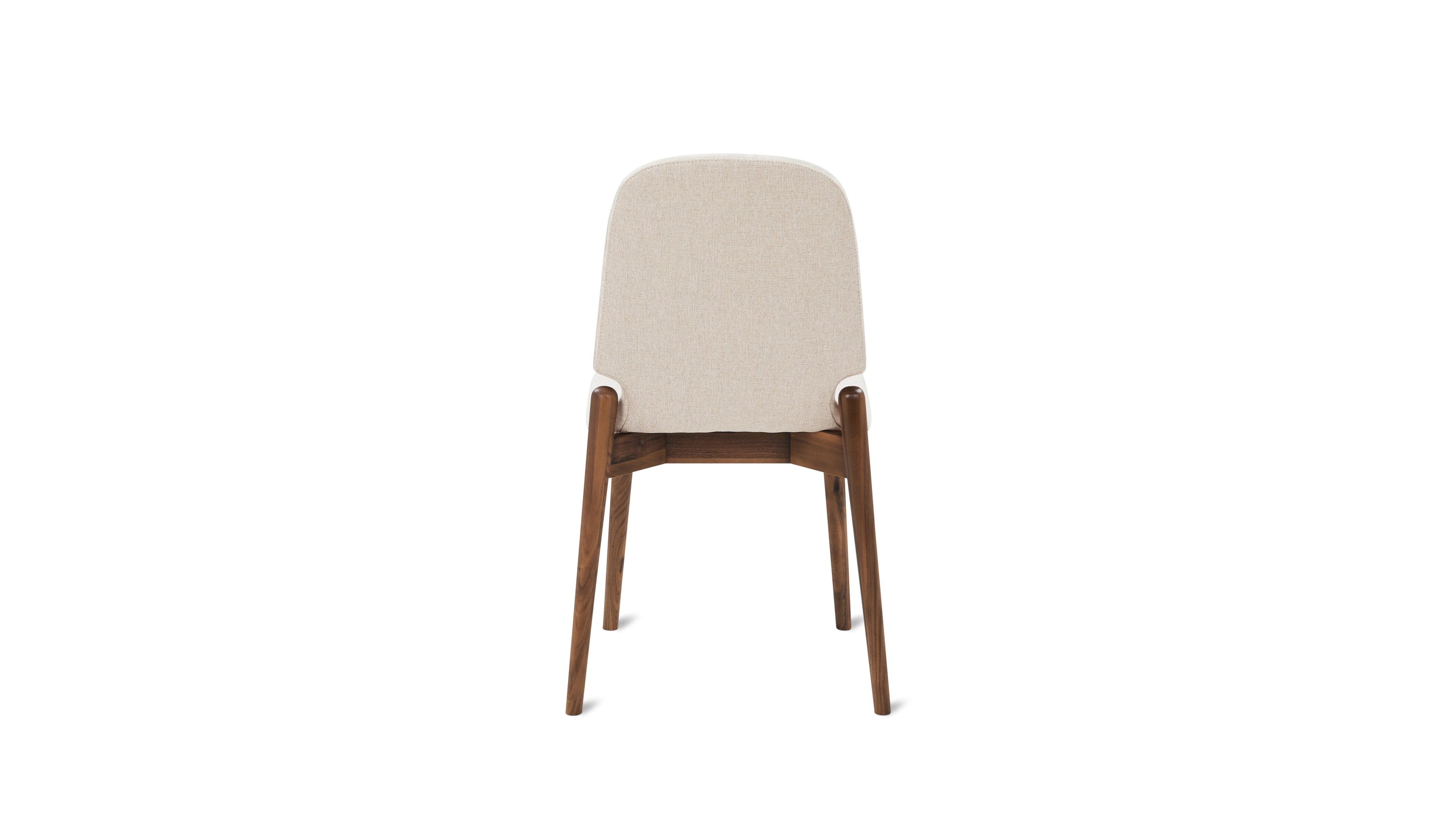 Dine In Dining Chair (Set of Two), Walnut/Dune