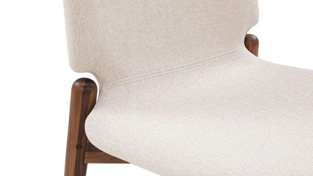 Dine In Dining Chair (Set of Two), Walnut/Dune