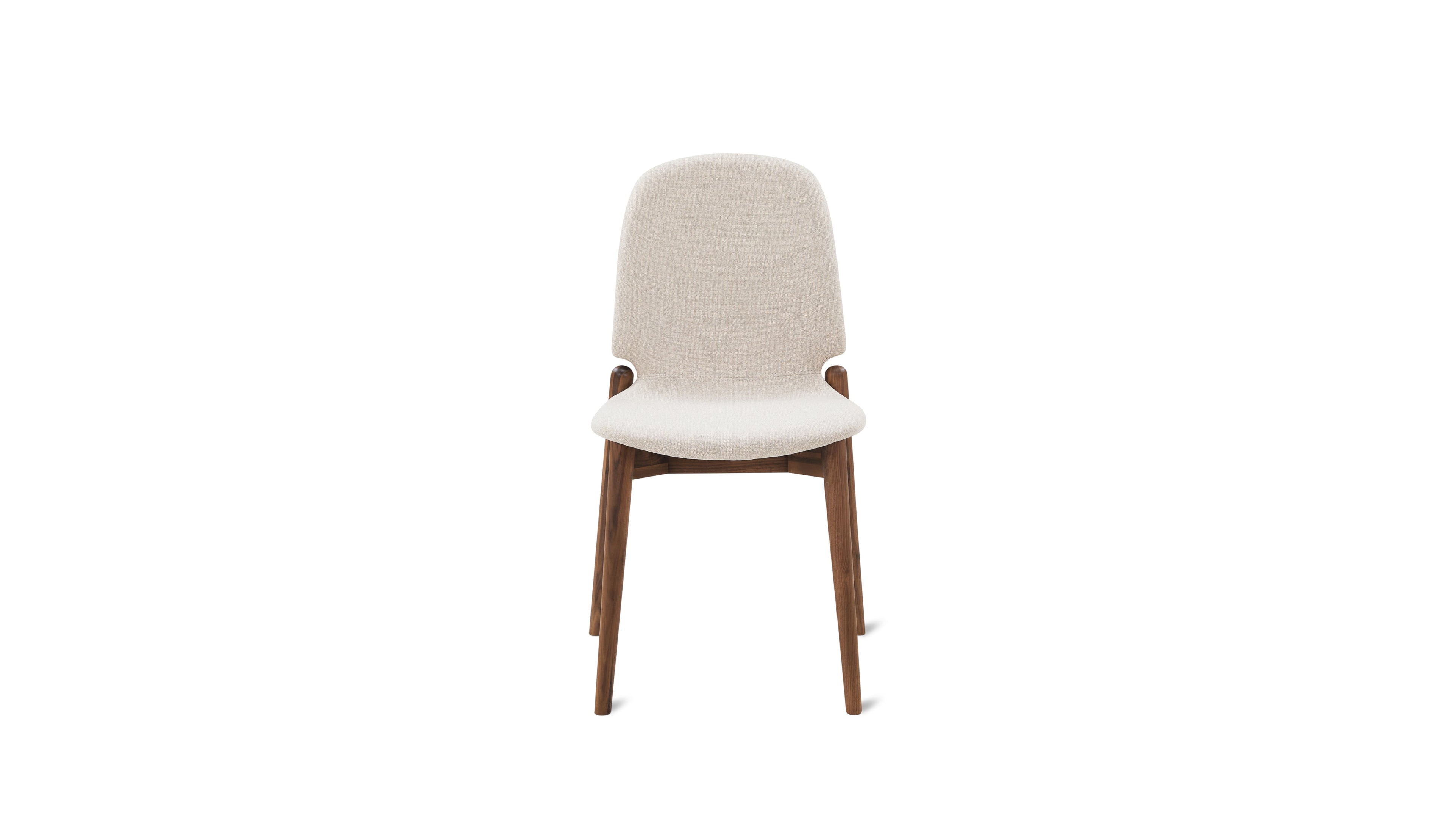 Dine In Dining Chair (Set of Two), Walnut/Dune