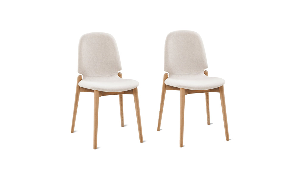 Dine In Dining Chair (Set of Two), Oak/Dune