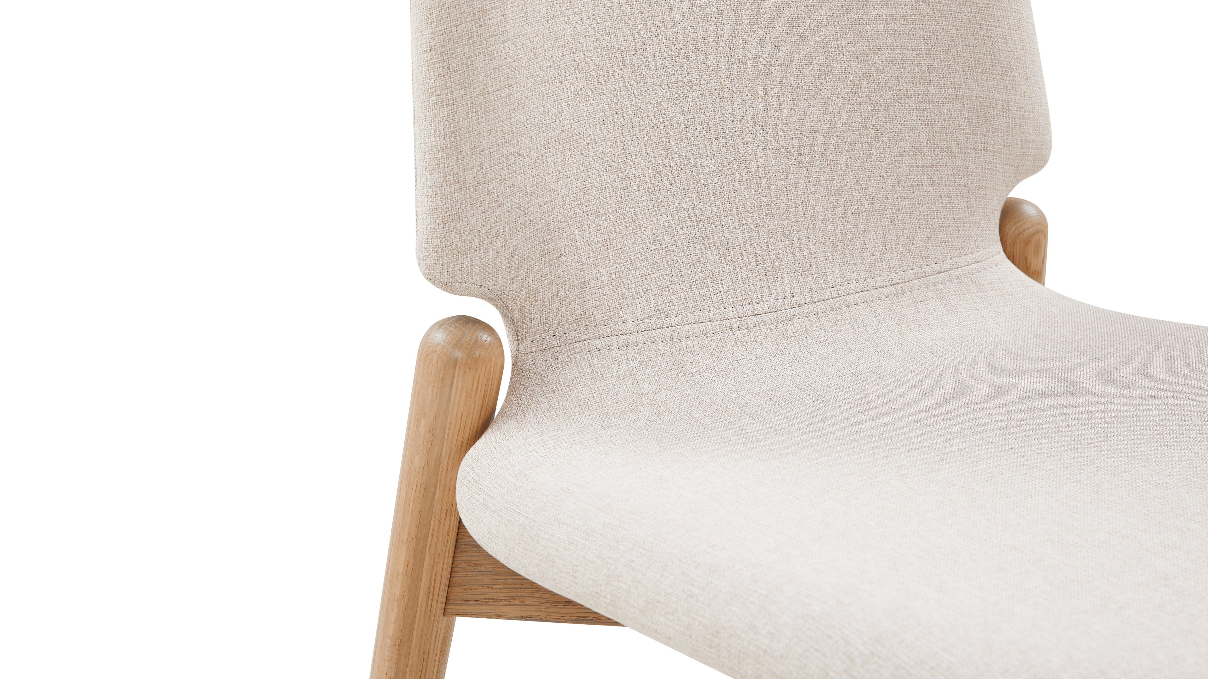 Dine In Dining Chair (Set of Two), Oak/Dune