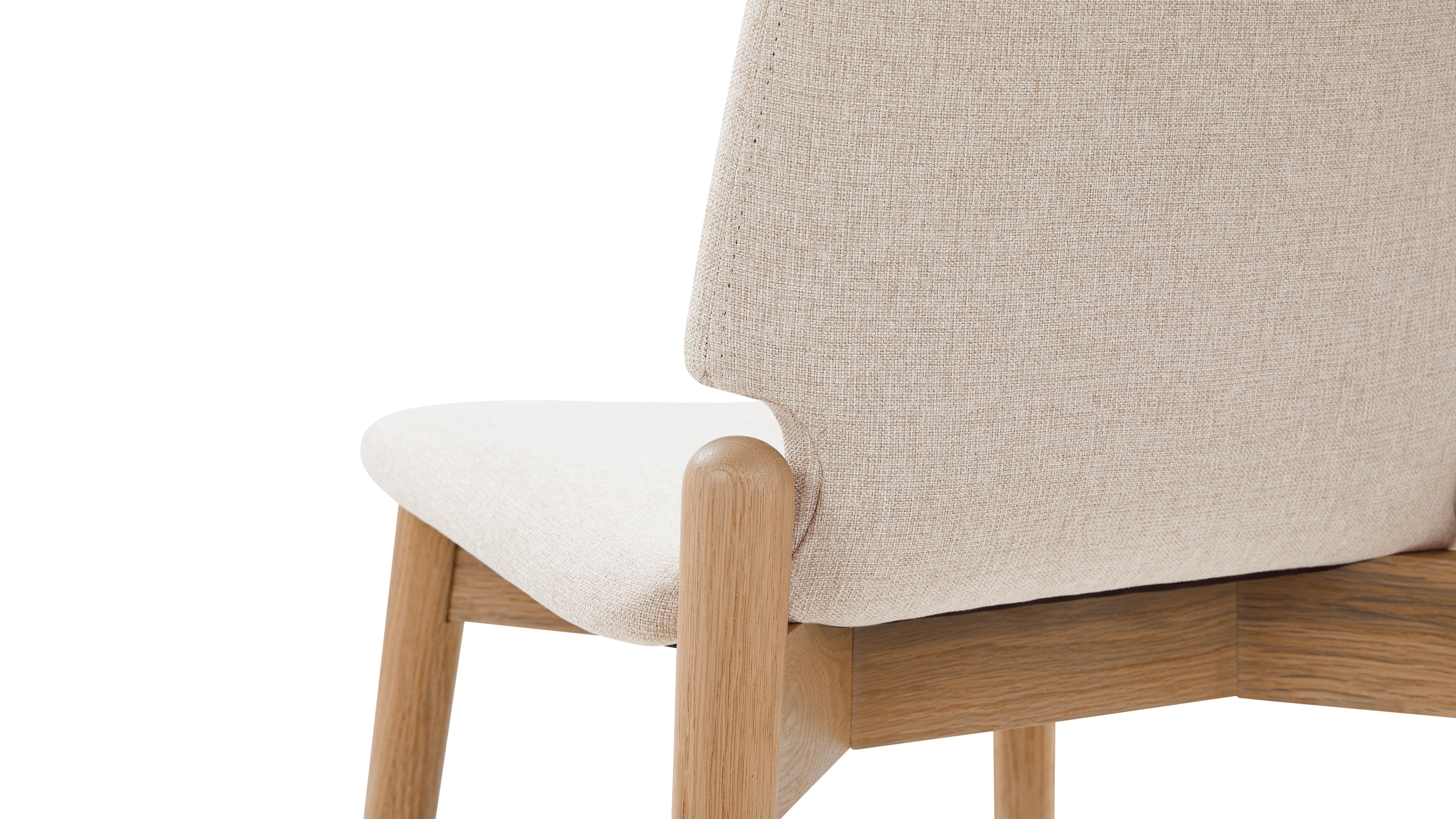 Dine In Dining Chair (Set of Two), Oak/Dune