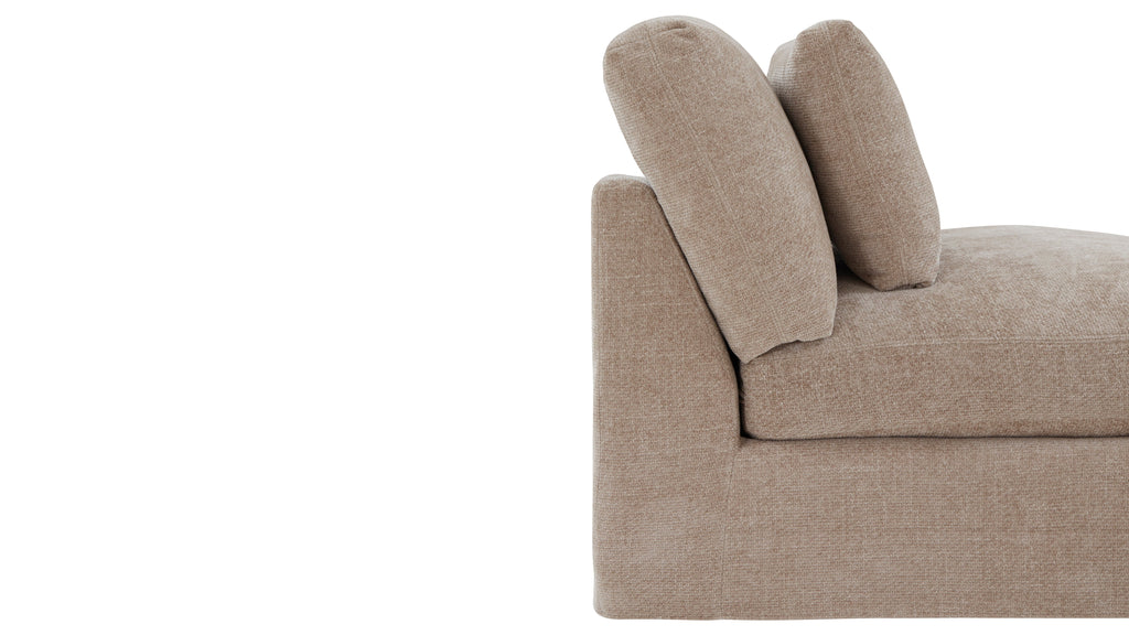 Get Together™ Armless Chair, Large, Champagne