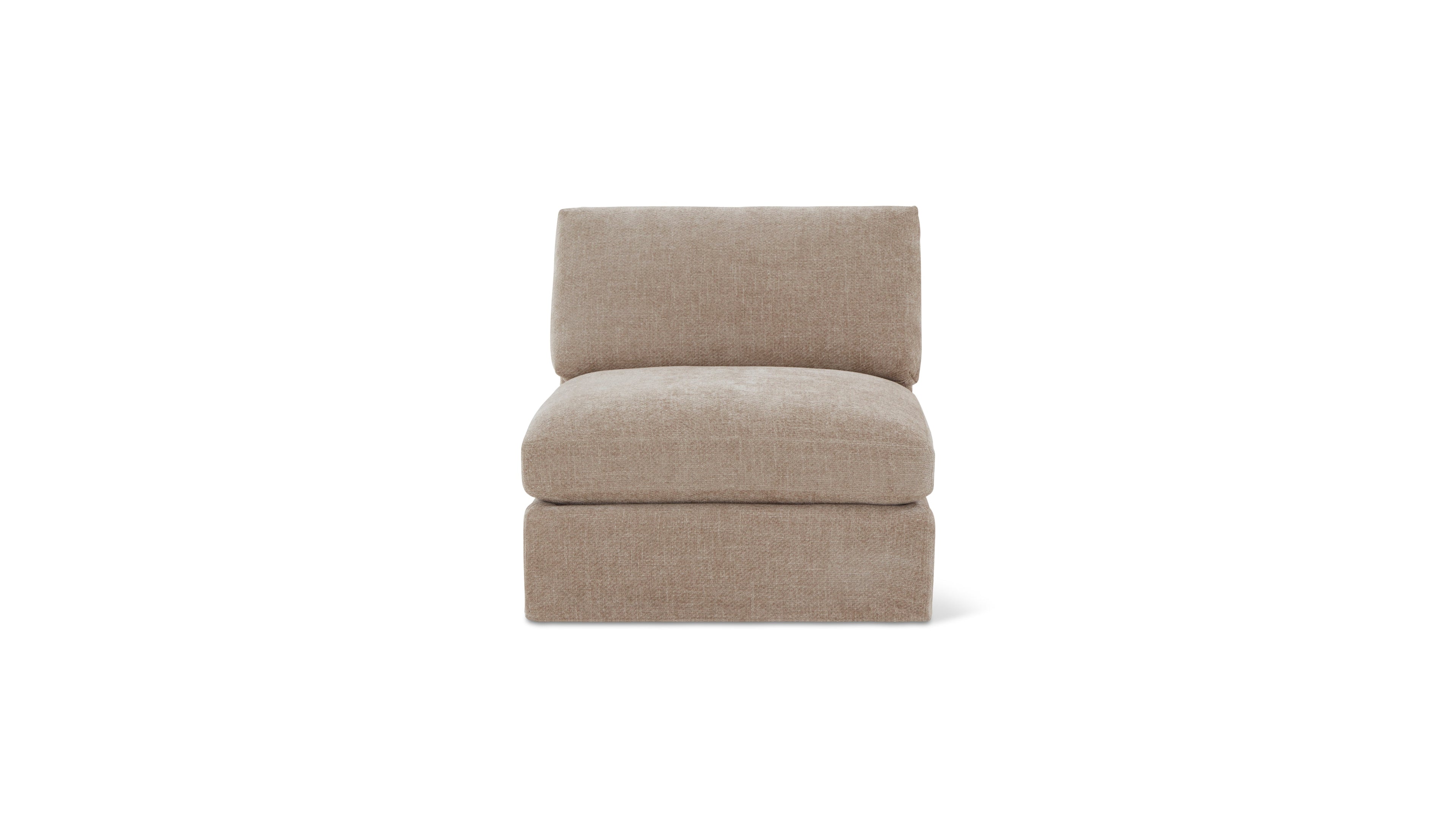 Get Together™ Armless Chair, Standard, Champagne