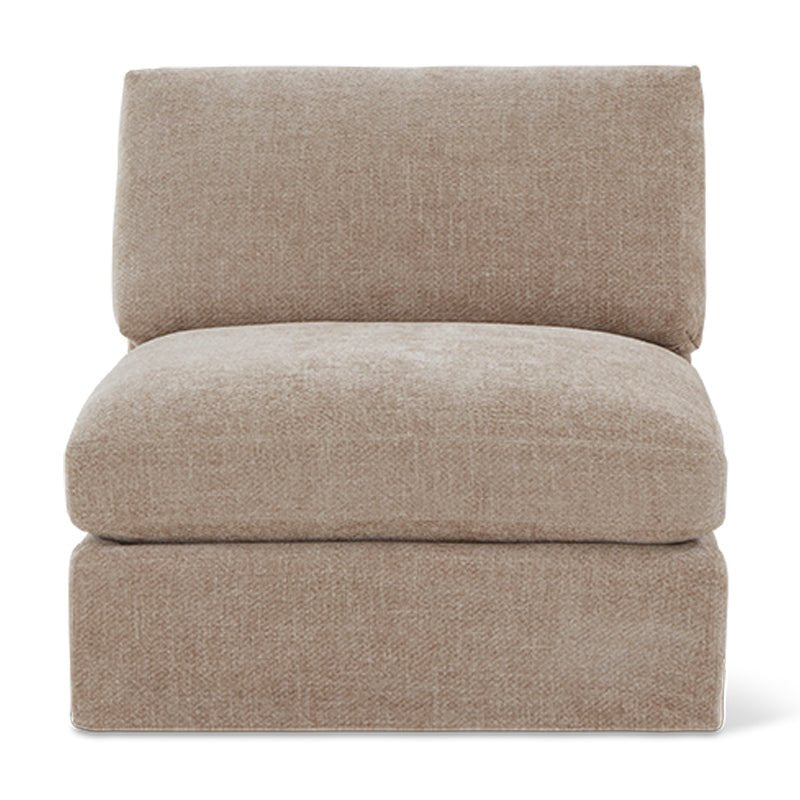 Get Together™ Armless Chair, Standard, Champagne