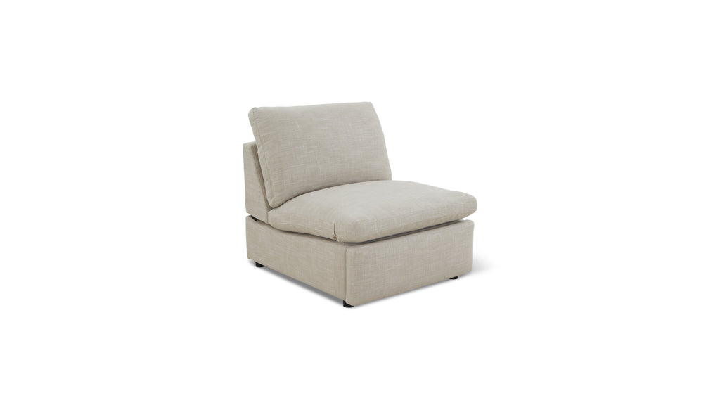 Lift Off Armless Chair, Light Pebble