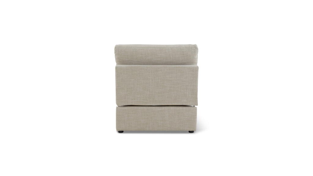 Lift Off Armless Chair, Light Pebble