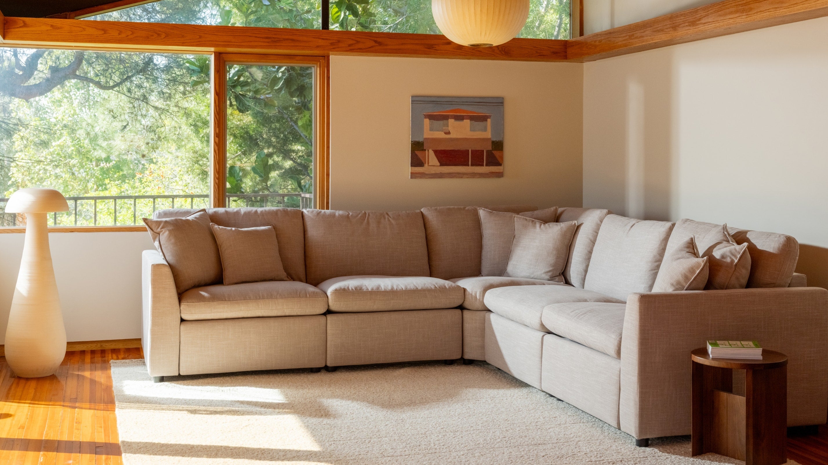 Lift Off Armless Chair, Light Pebble