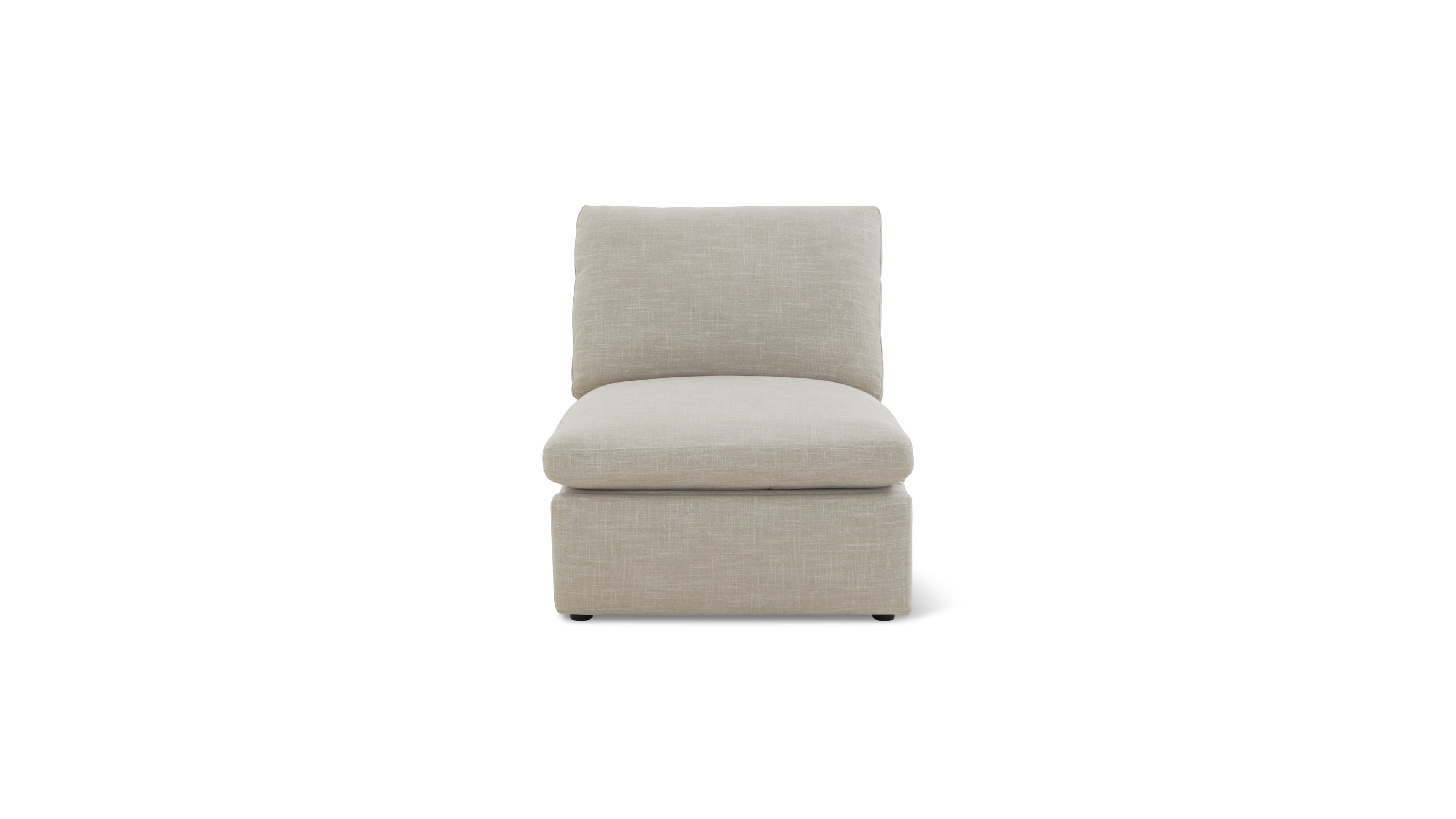 Lift Off Armless Chair, Light Pebble