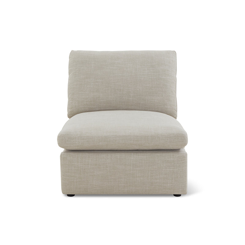 Lift Off Armless Chair, Light Pebble