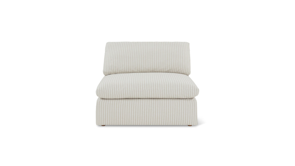 Movie Night™ Armless Chair, Large, Newport Stripe