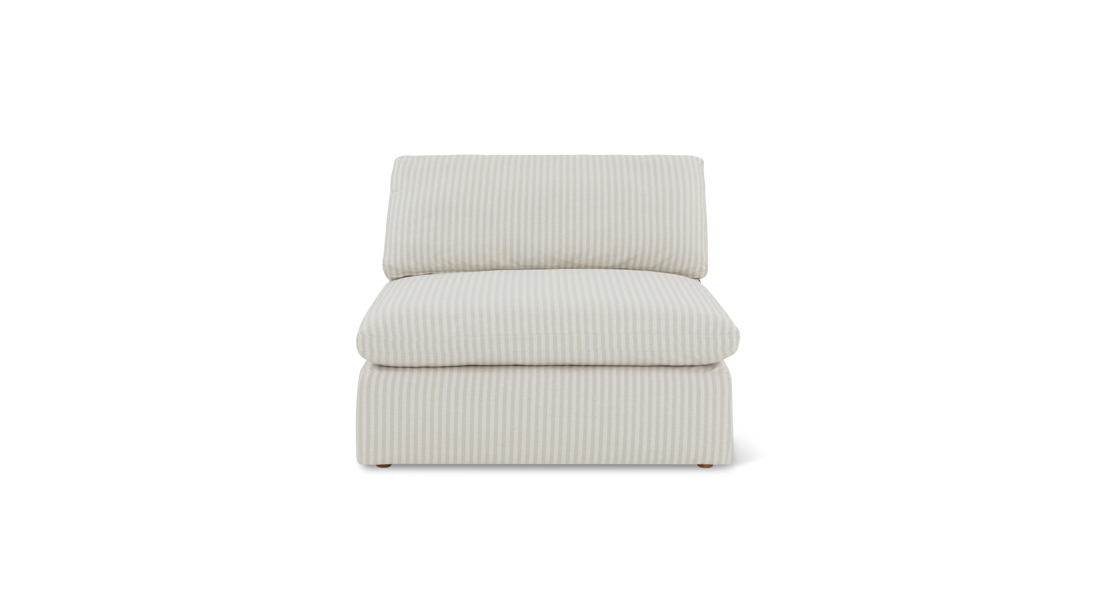 Movie Night™ Armless Chair, Large, Newport Stripe