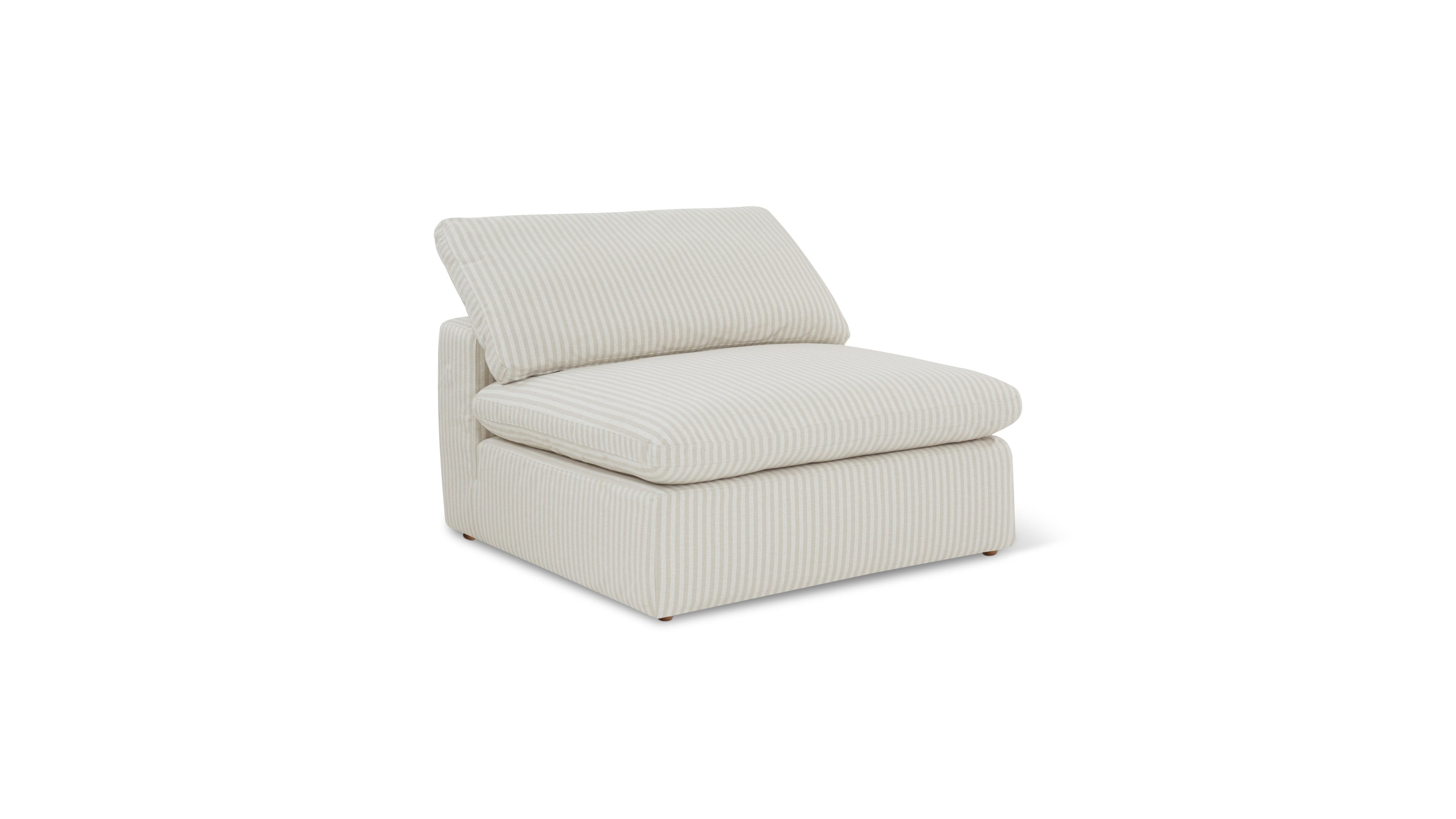 Movie Night™ Armless Chair, Large, Newport Stripe