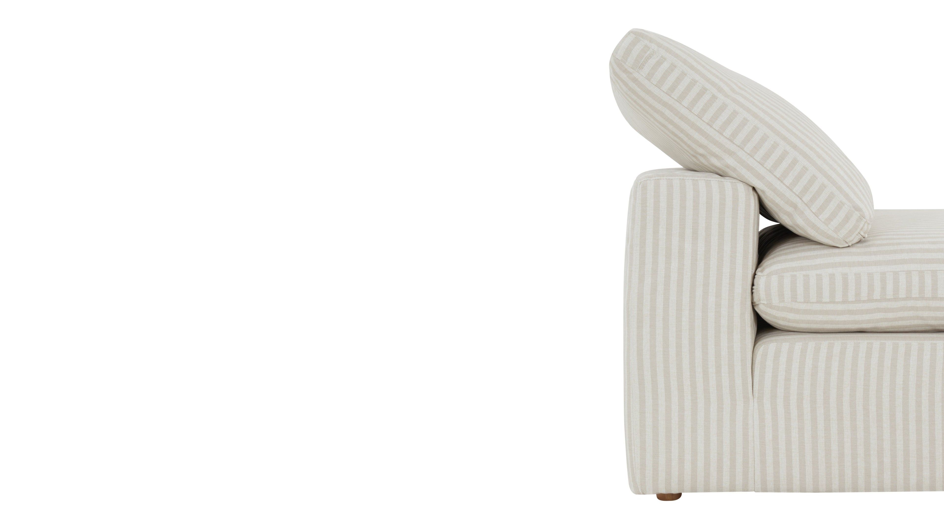 Movie Night™ Armless Chair, Large, Newport Stripe