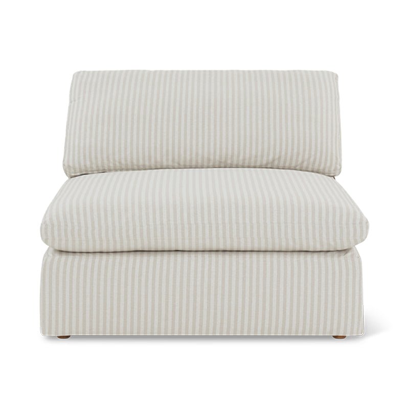 Movie Night™ Armless Chair, Large, Newport Stripe