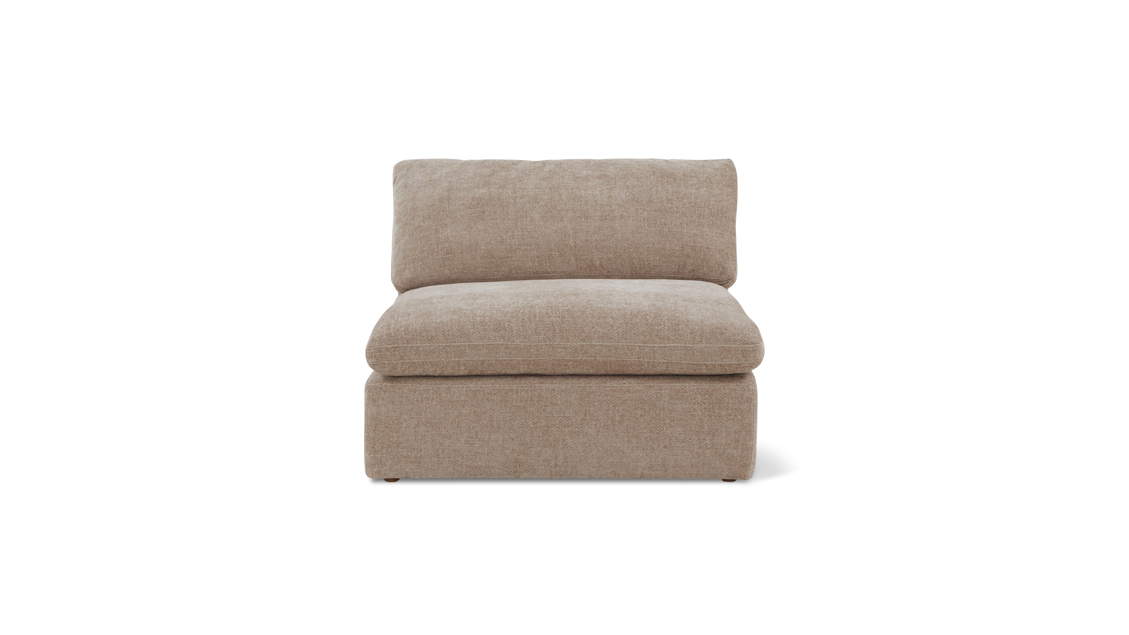 Movie Night™ Armless Chair, Large, Champagne