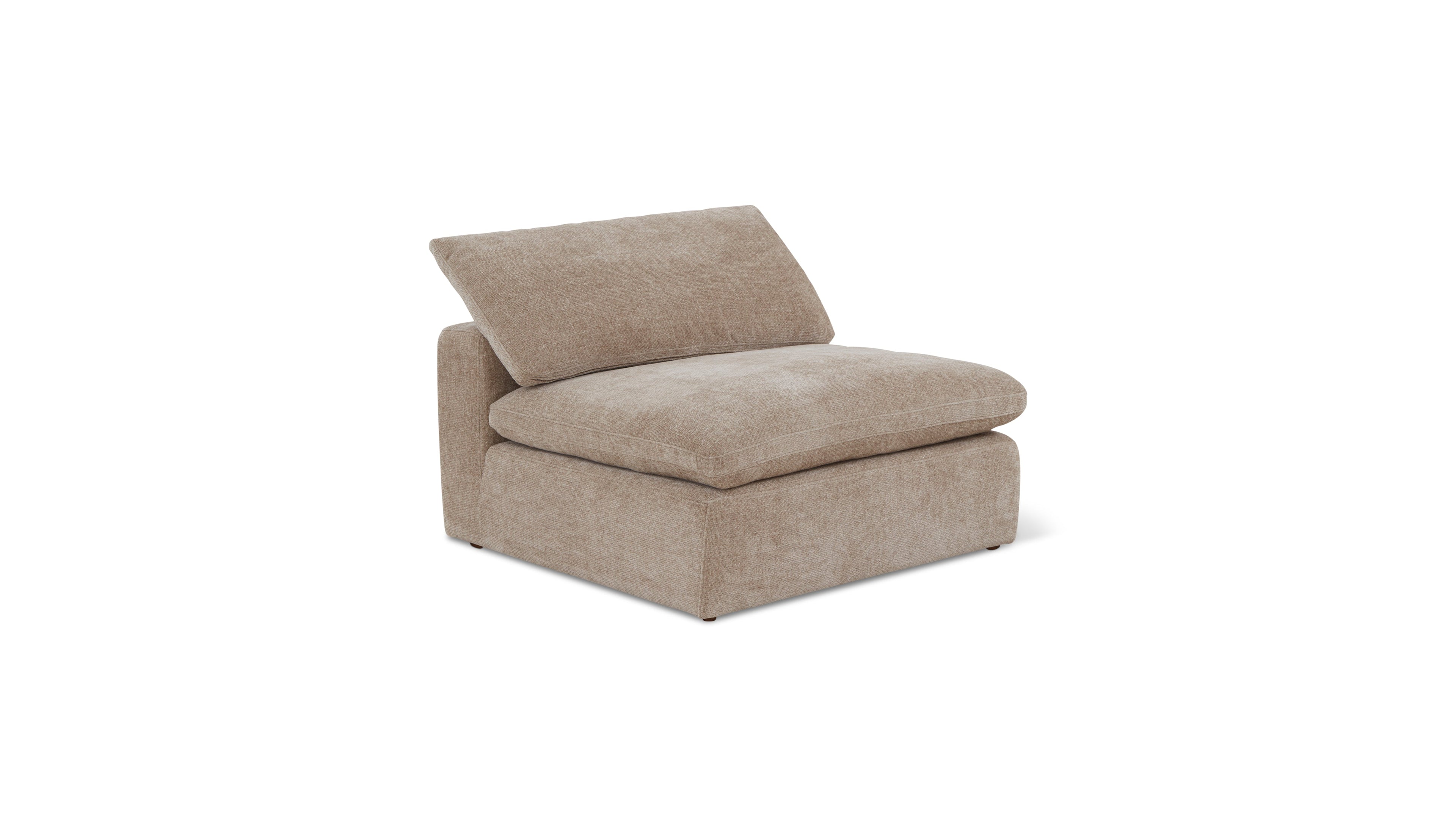 Movie Night™ Armless Chair, Large, Champagne