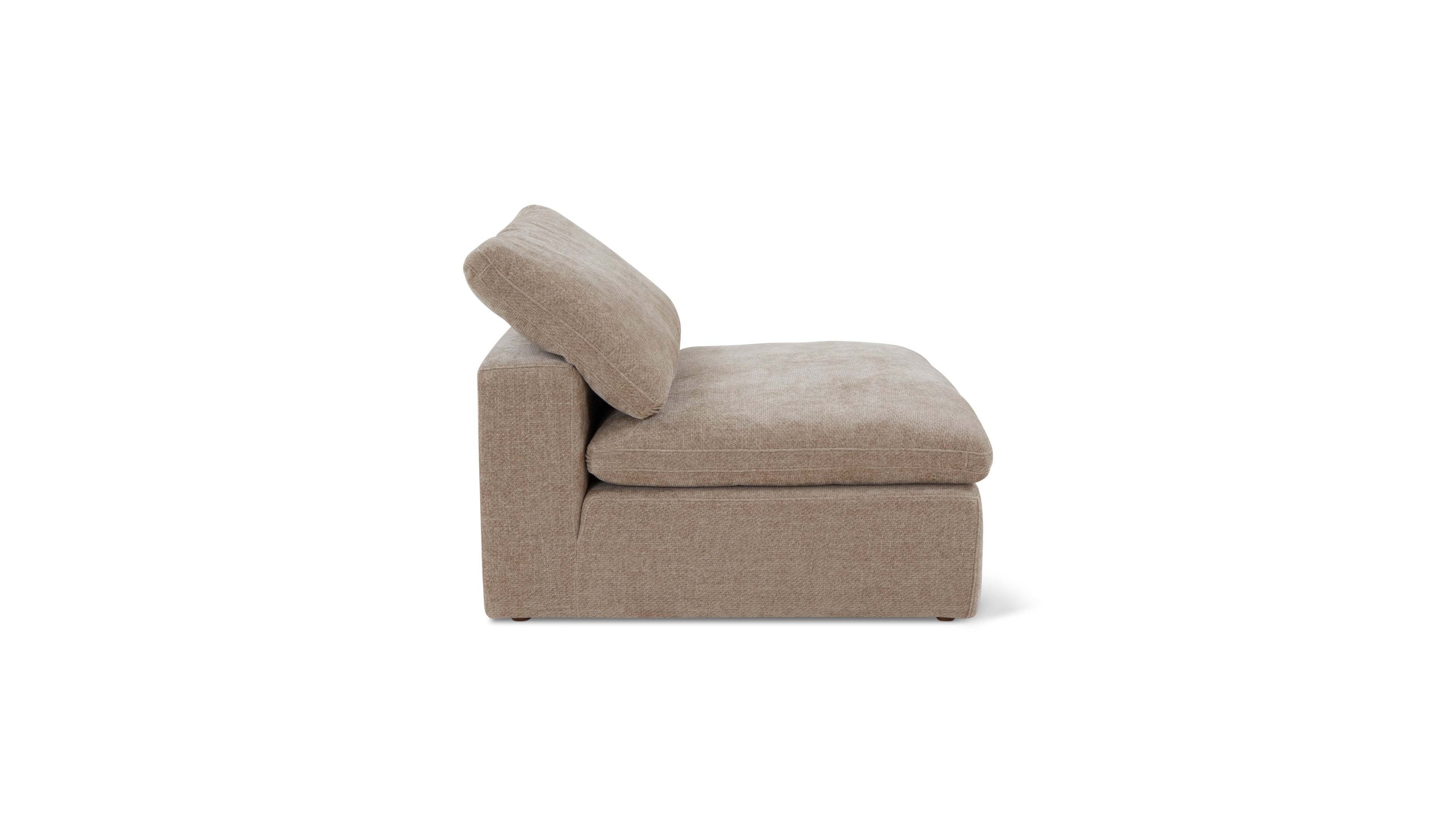 Movie Night™ Armless Chair, Large, Champagne