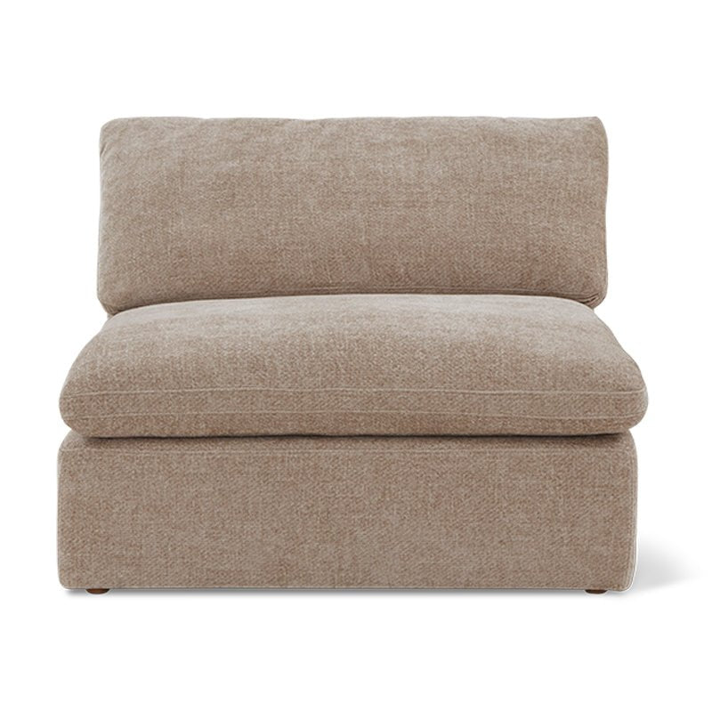 Movie Night™ Armless Chair, Large, Champagne