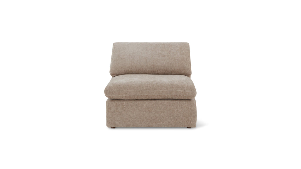Movie Night™ Armless Chair, Standard, Champagne